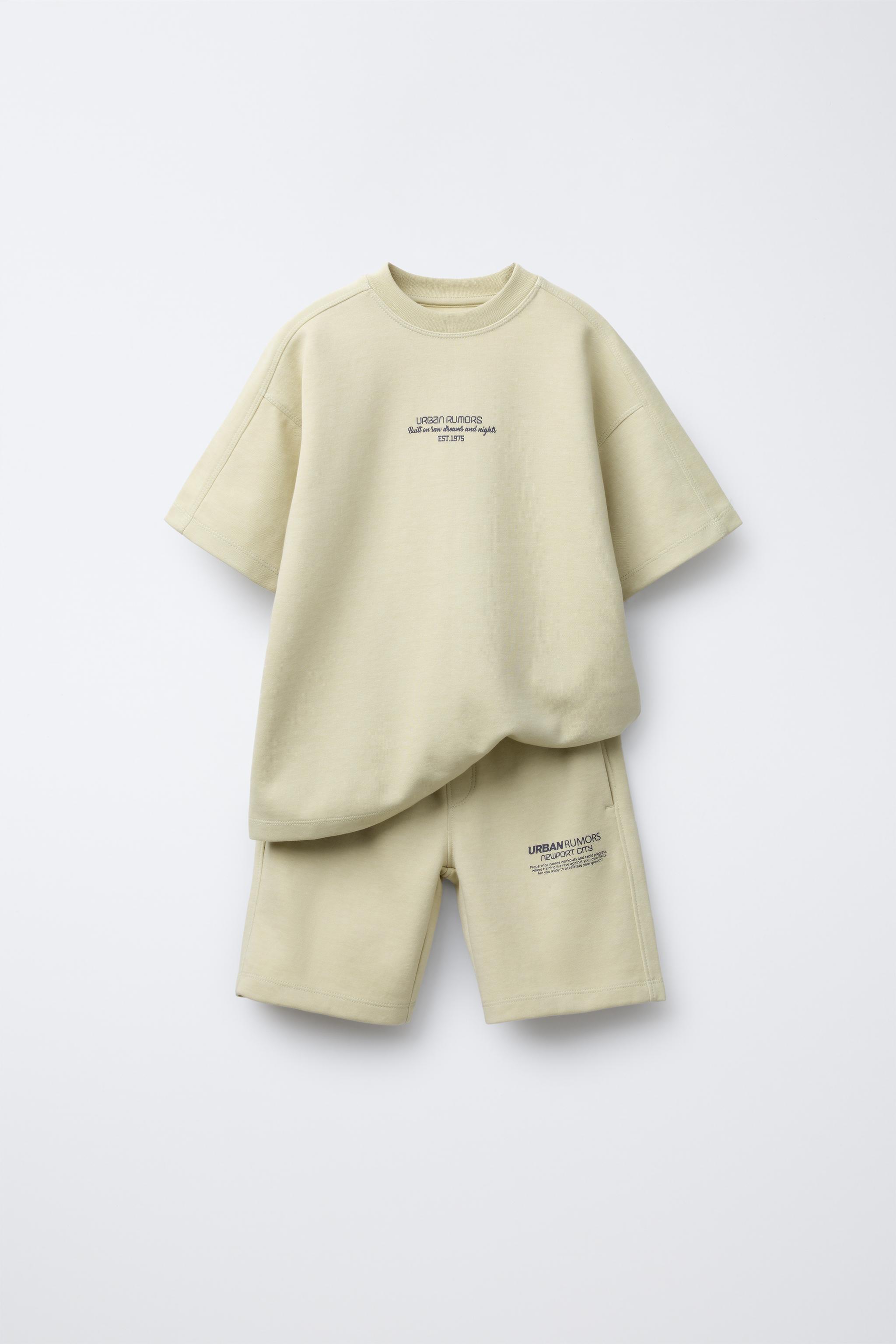 INTERLOCK T-SHIRT AND BERMUDA SET