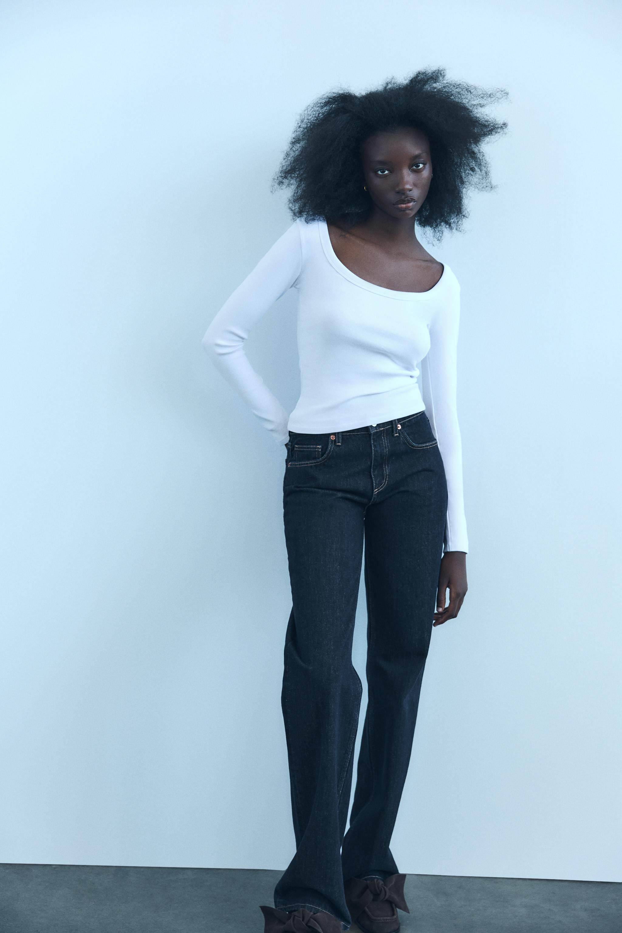 LONG SLEEVE RIB T-SHIRT