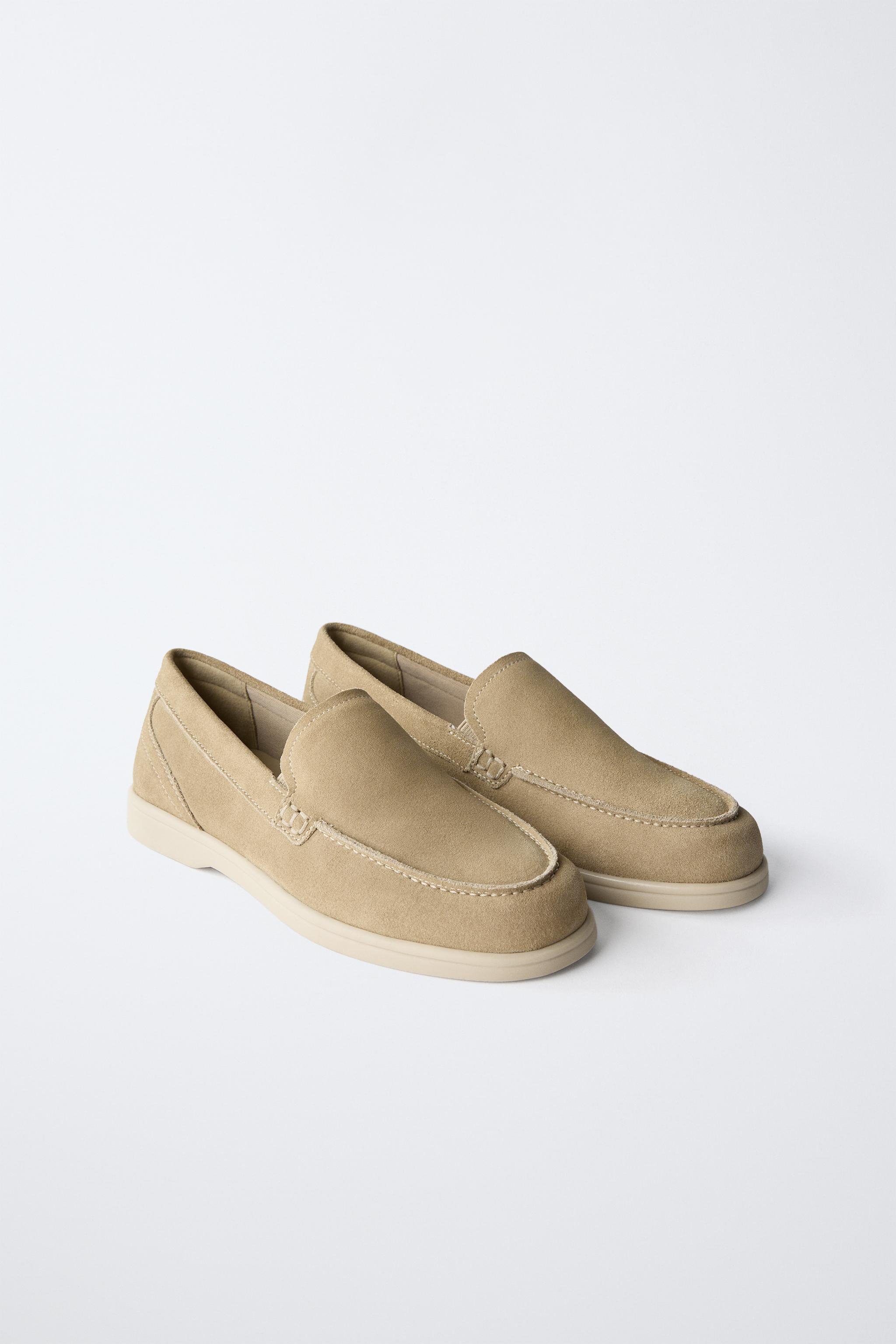 SPLIT LEATHER DECK SHOES