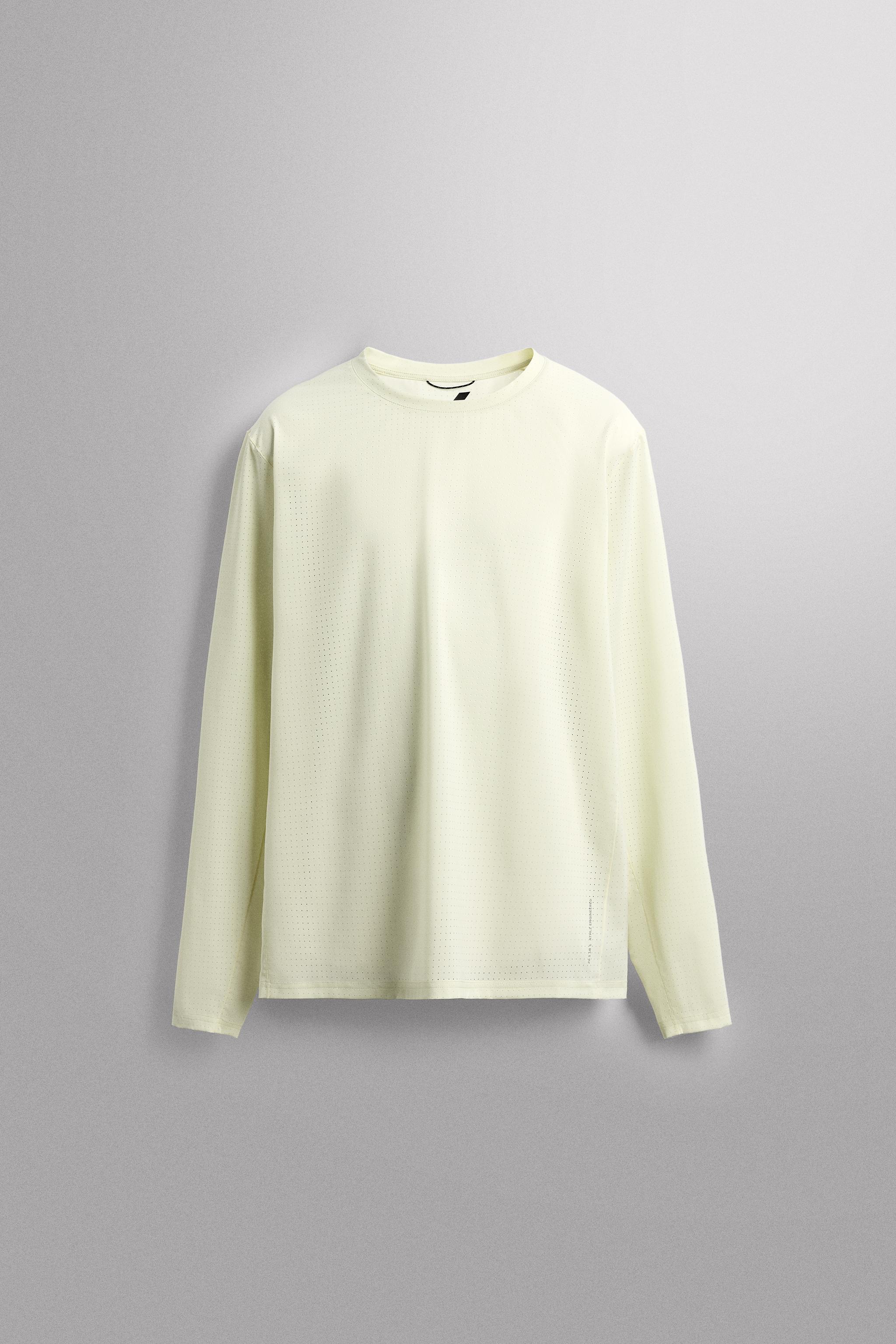 PERFORATED LONG SLEEVE T-SHIRT