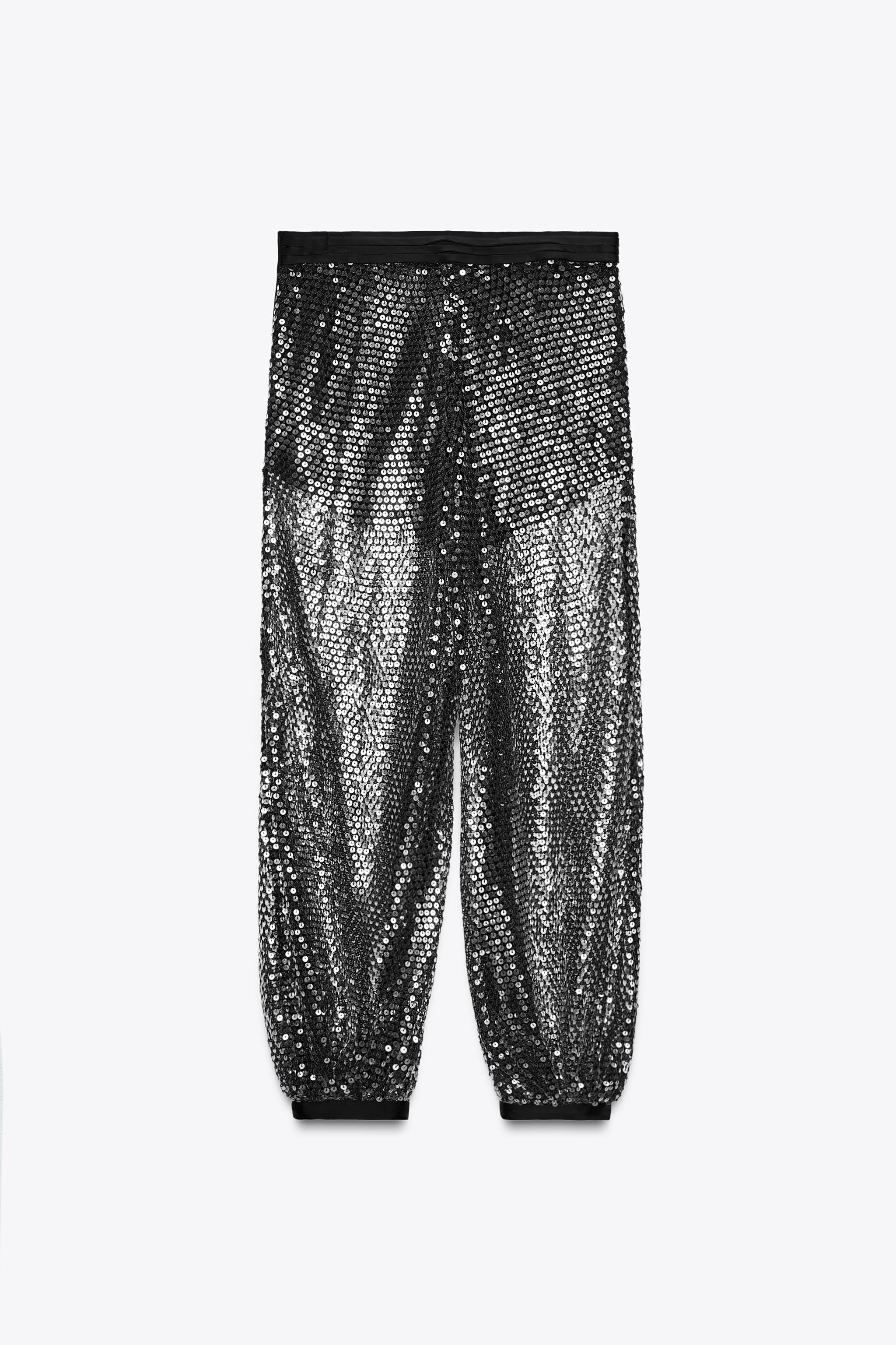 ZW COLLECTION SEQUIN BALLOON PANTS