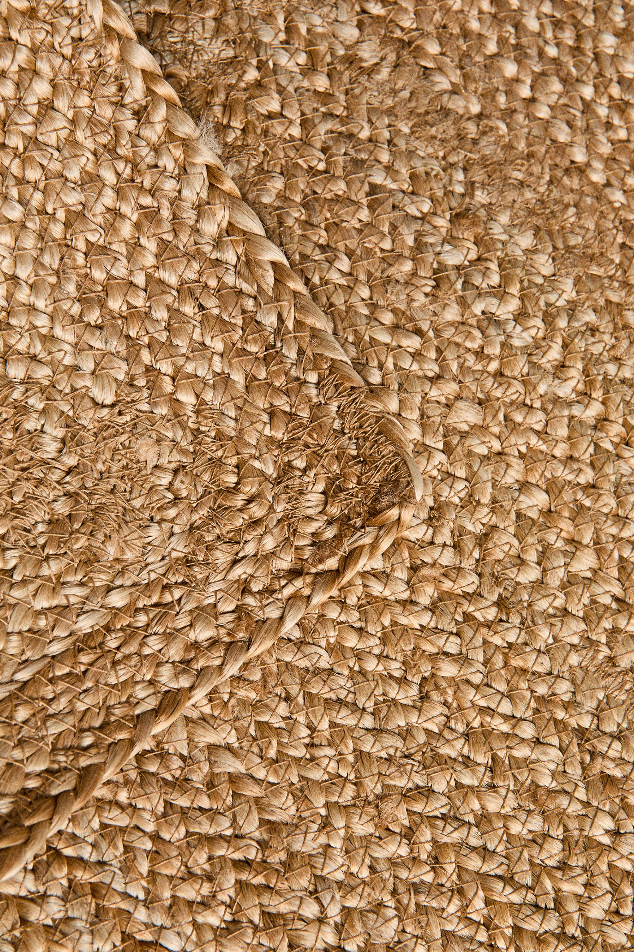 RECTANGULAR JUTE AREA RUG