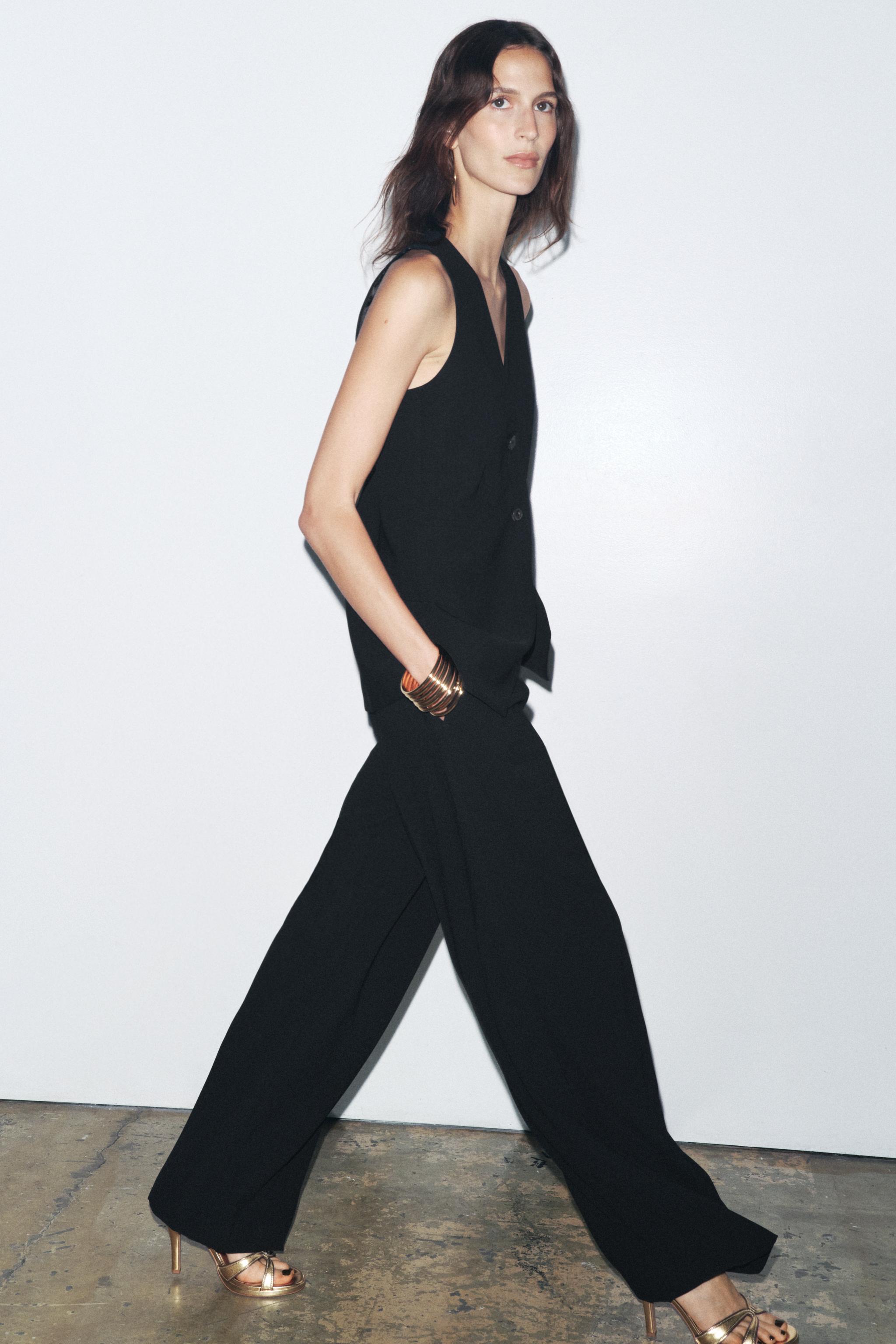 ZW COLLECTION WIDE LEG PLEATED PANTS