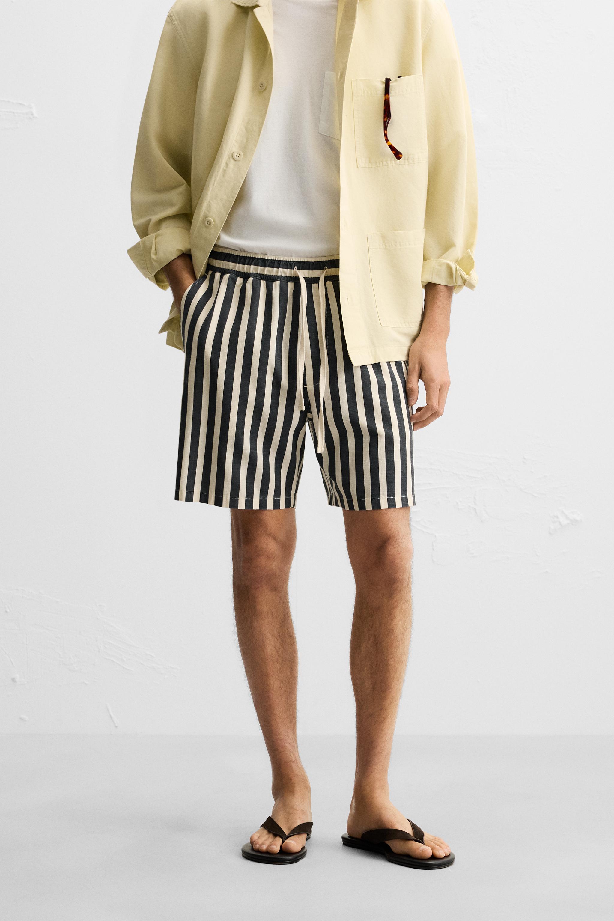 JACQUARD TEXTURED SHORTS
