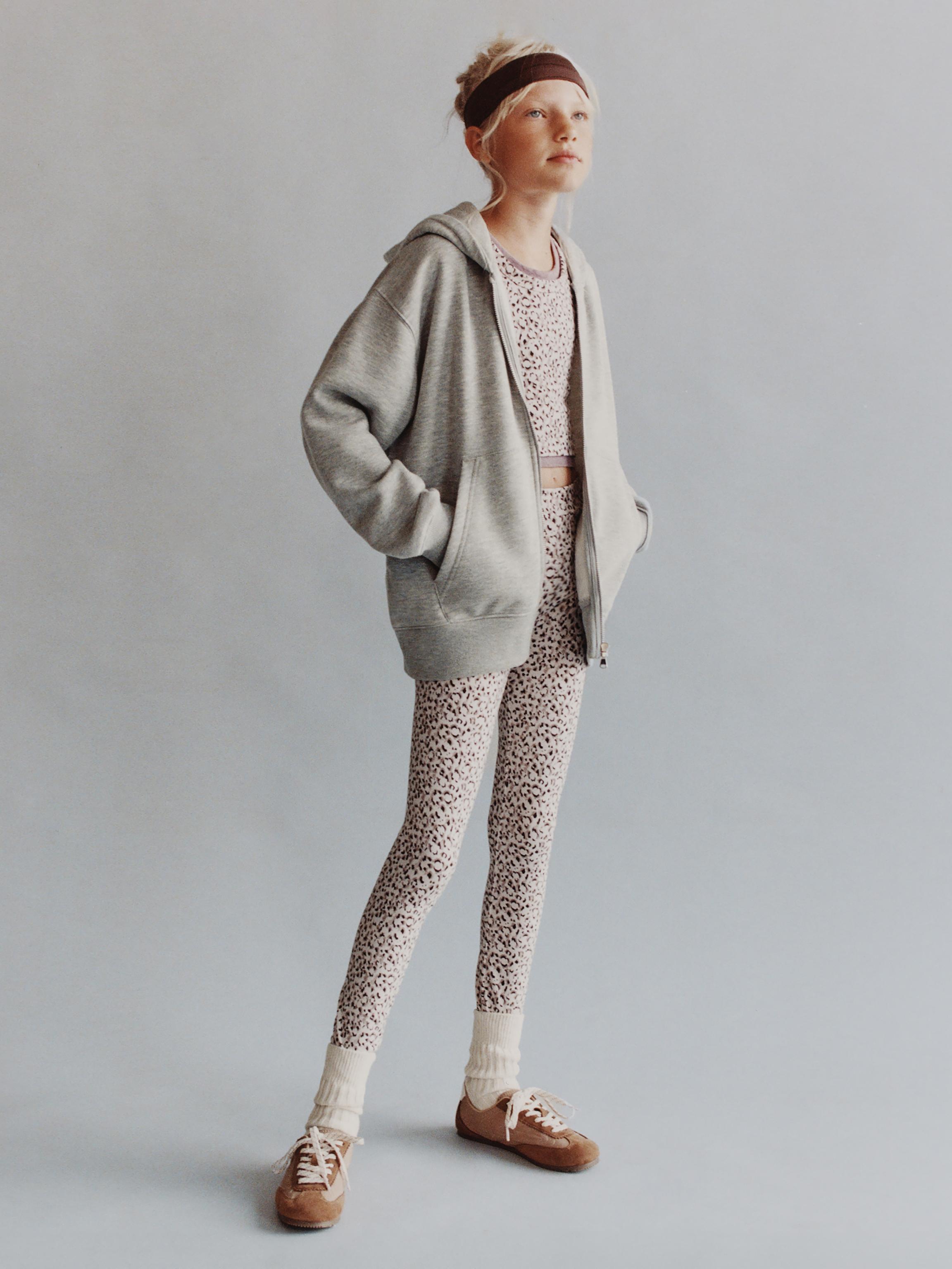 SPORTY ANIMAL PRINT LEGGINGS