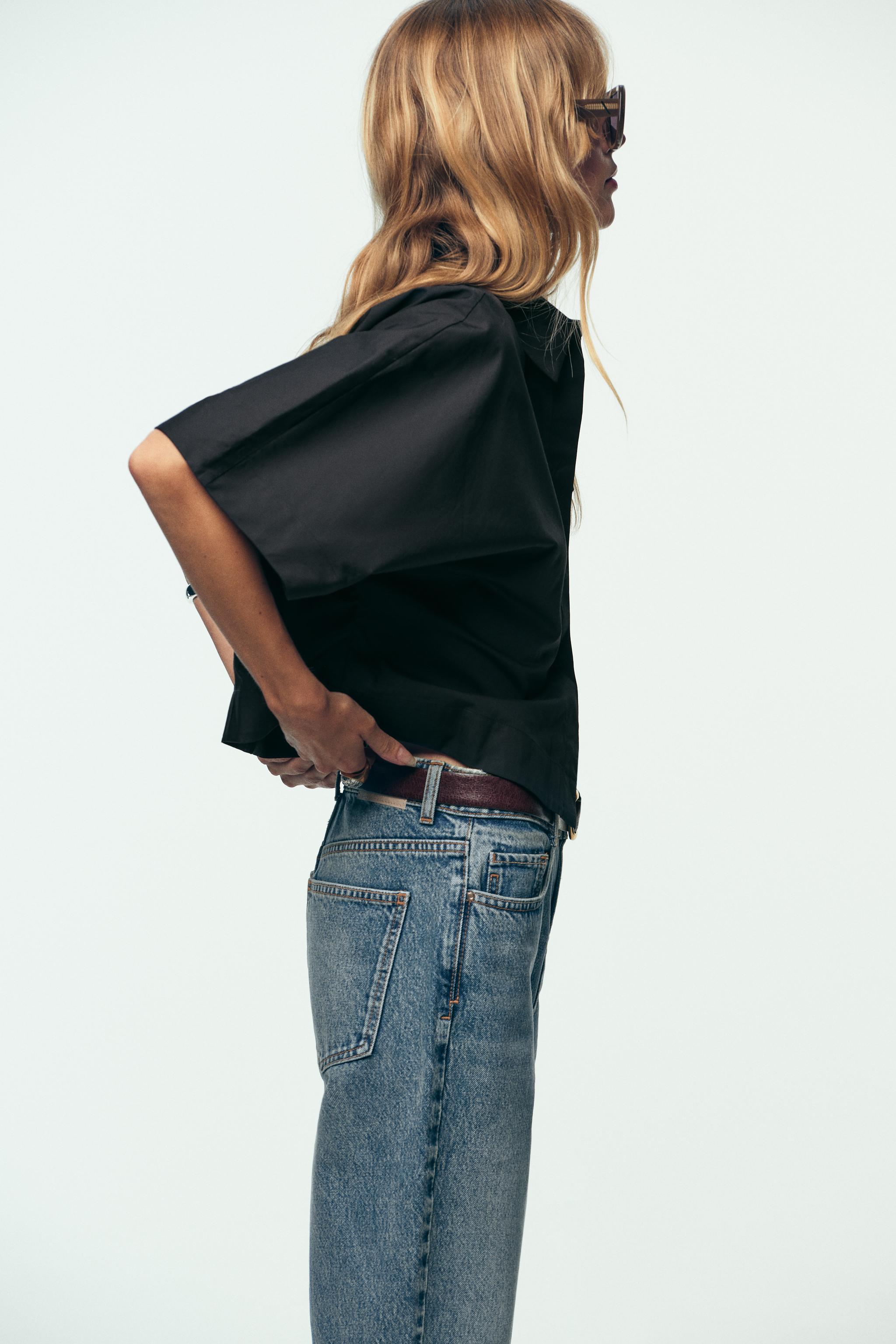 WIDE SLEEVE POPLIN SHIRT