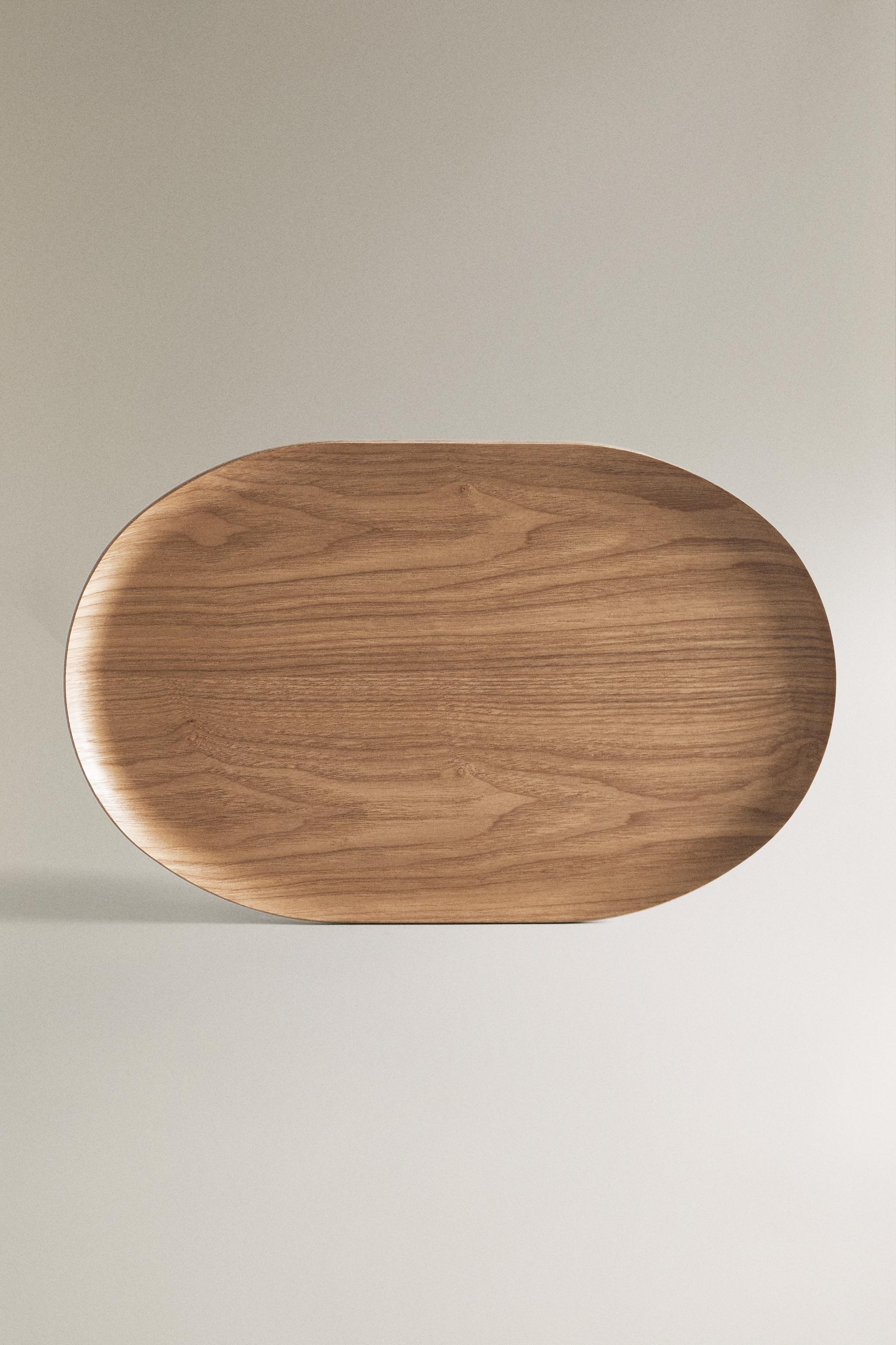 OVAL WOOD TRAY