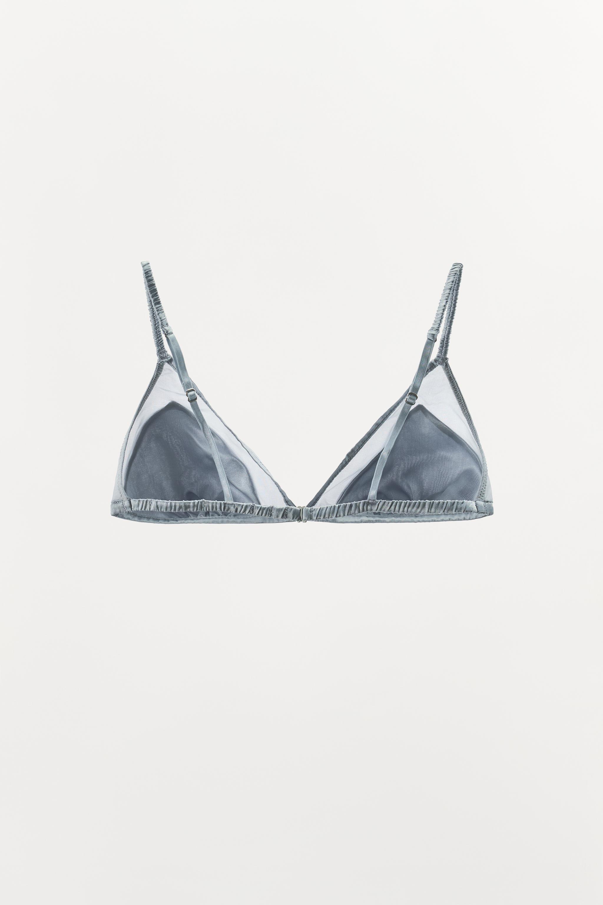 SILK TRIANGLE BRALETTE