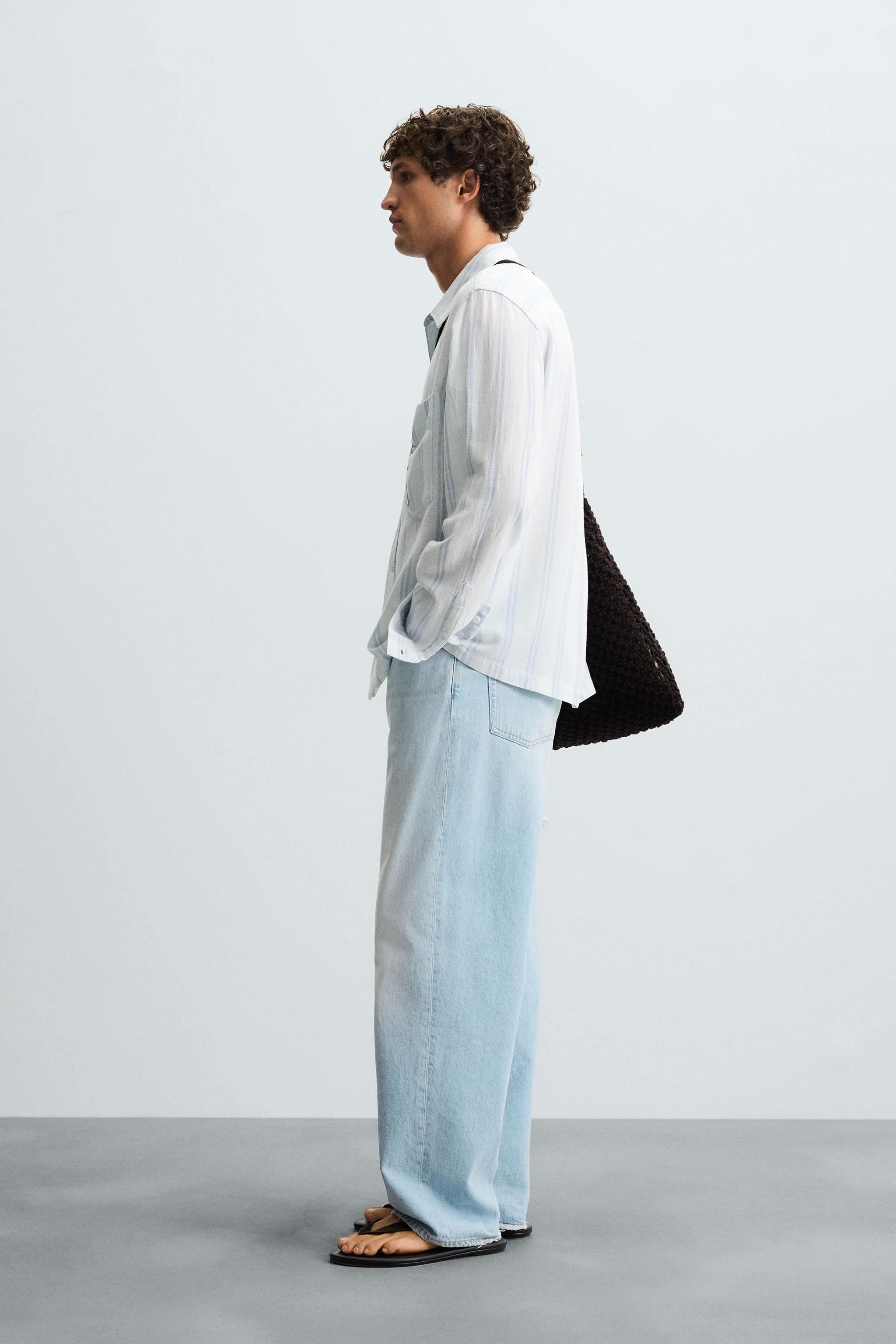 TEXTURED STRIPED SHIRT