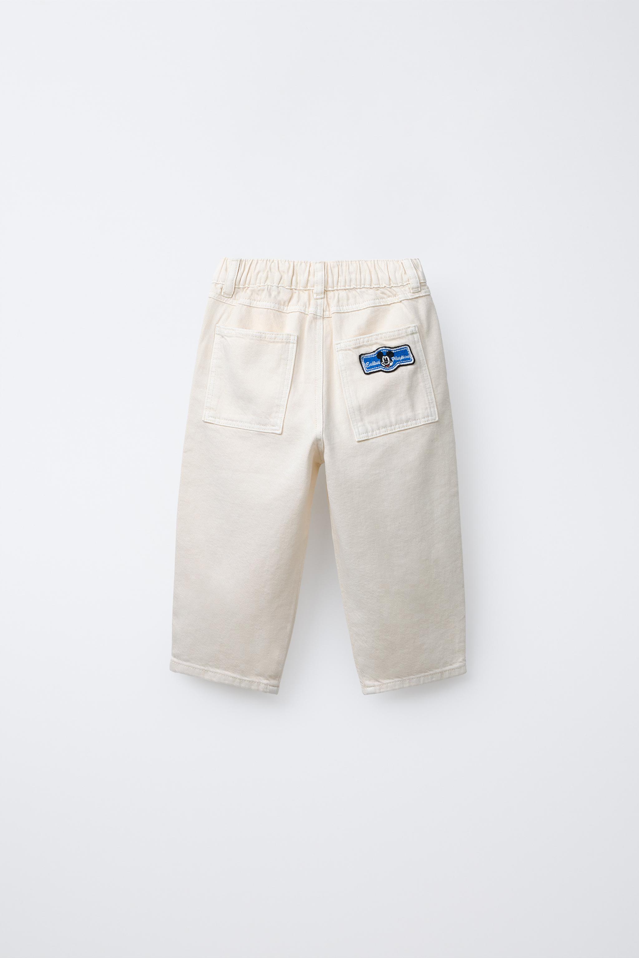 MICKEY MOUSE © DISNEY TWILL BAGGY PANTS WITH PATCHES