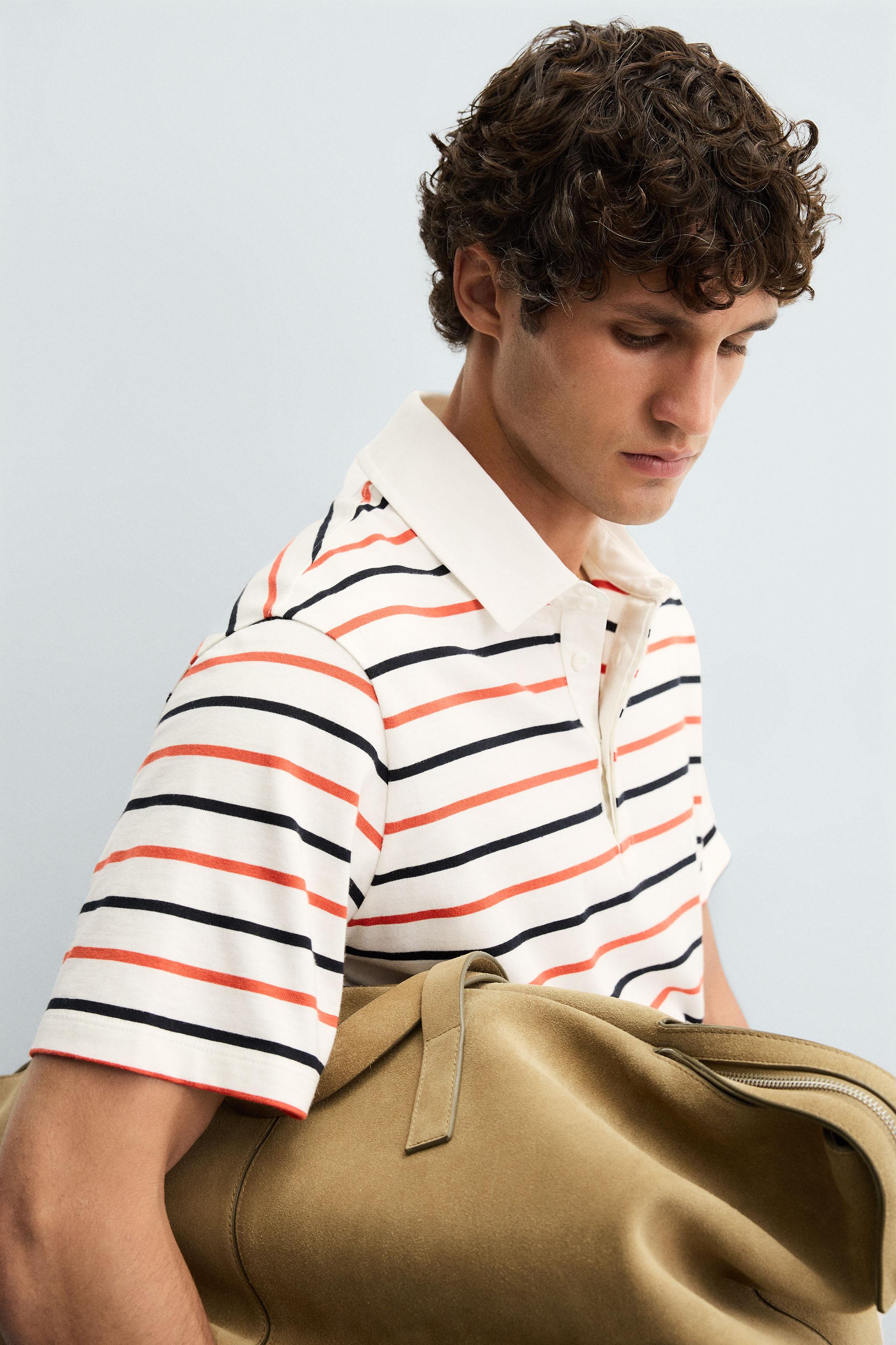 STRIPED POLO SHIRT