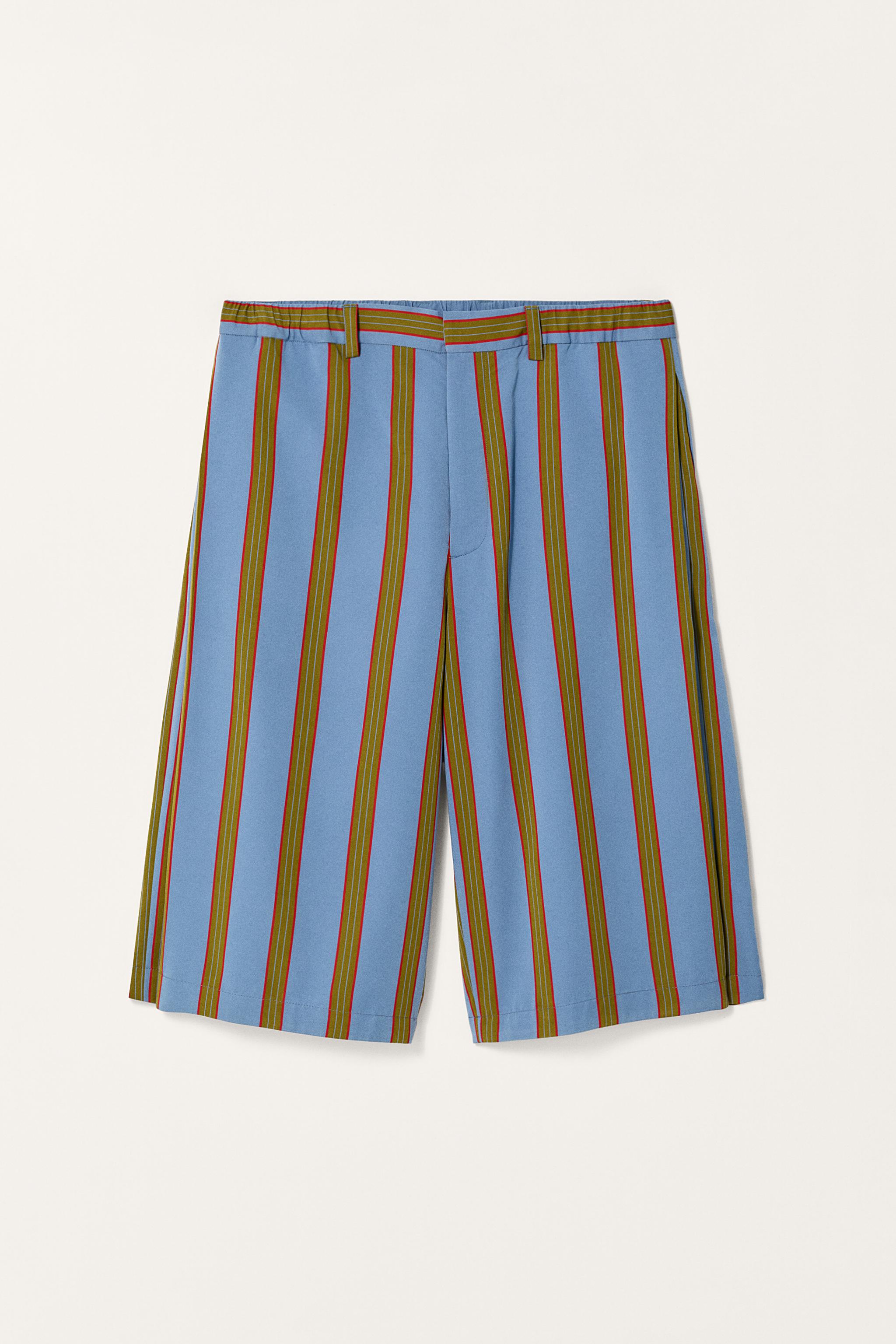 RELAXED FIT STRIPED SHORTS LIMITED EDITION