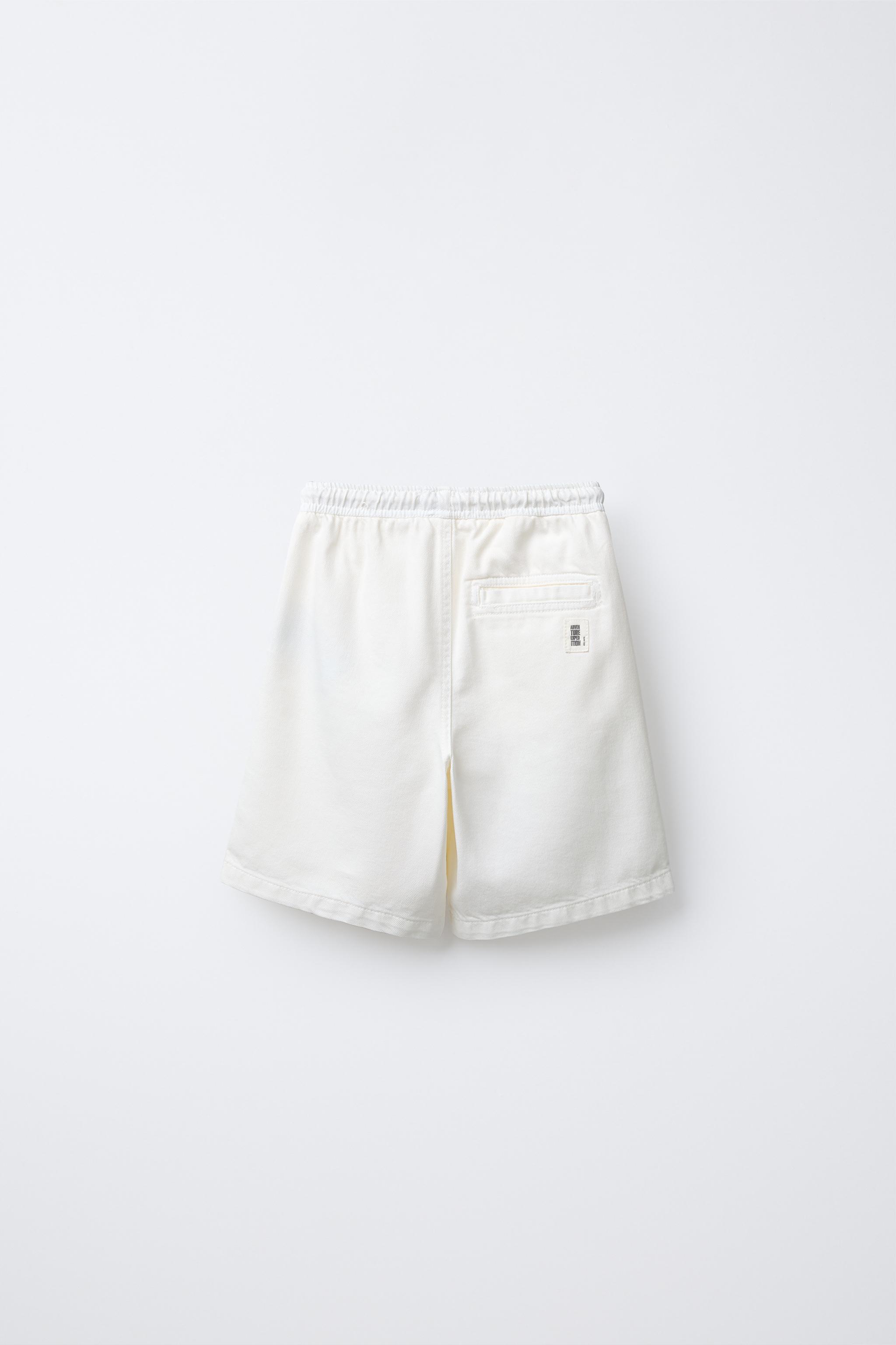 STRAIGHT FLOWY TWILL SHORTS