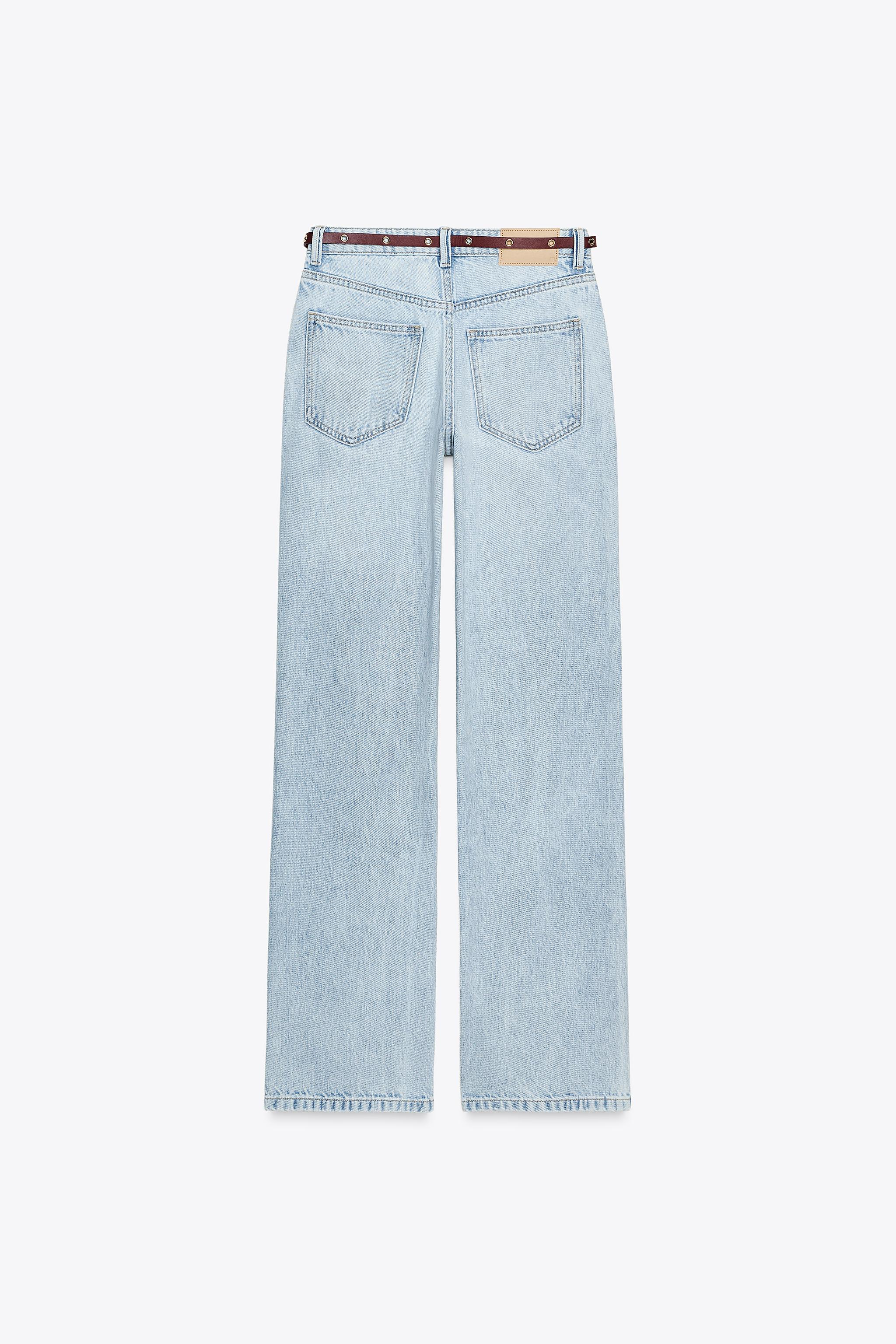 Z1975 HIGH-WAISTED REGULAR FIT JEANS WITH BELT