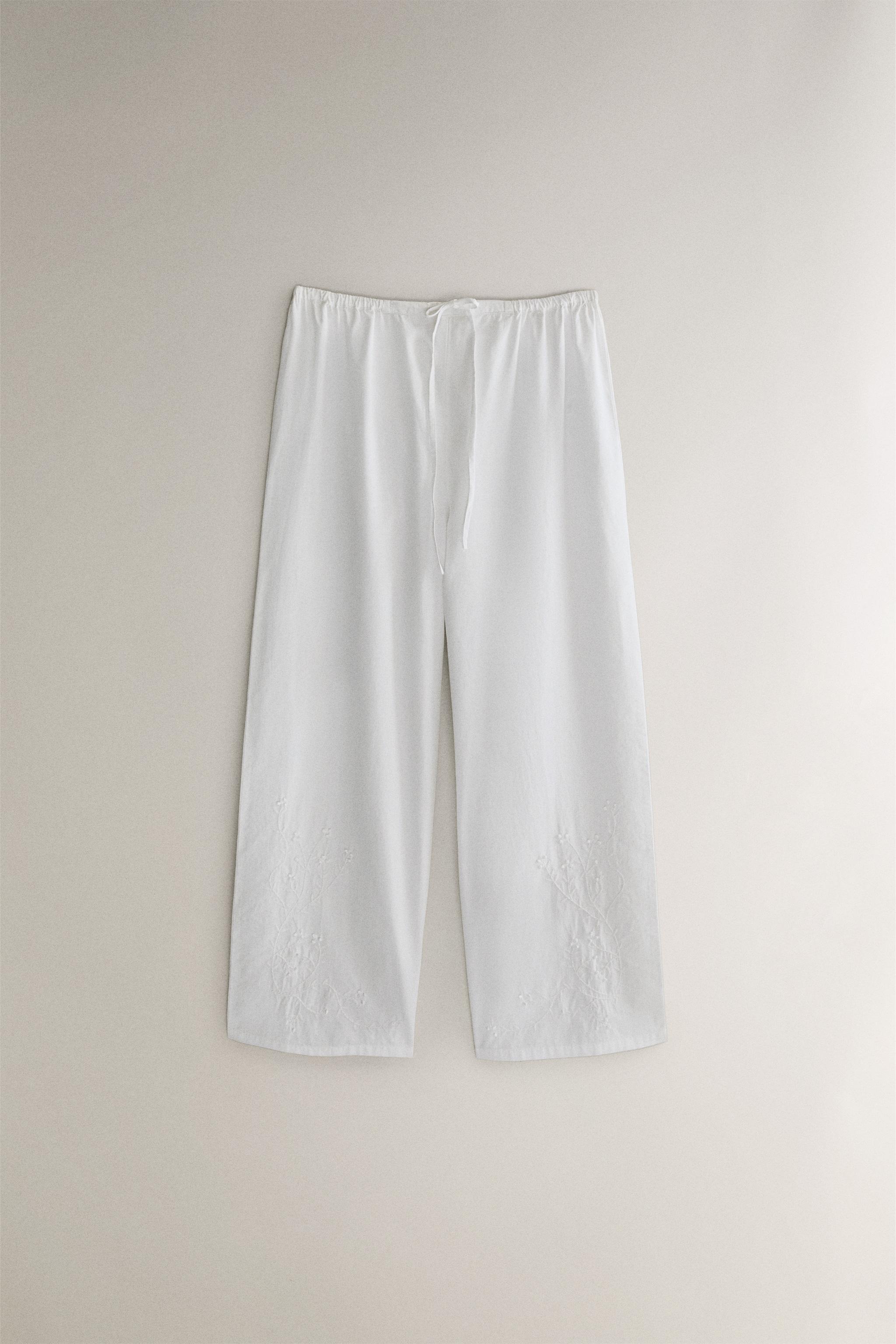 LONG PANTS WITH EMBROIDERY