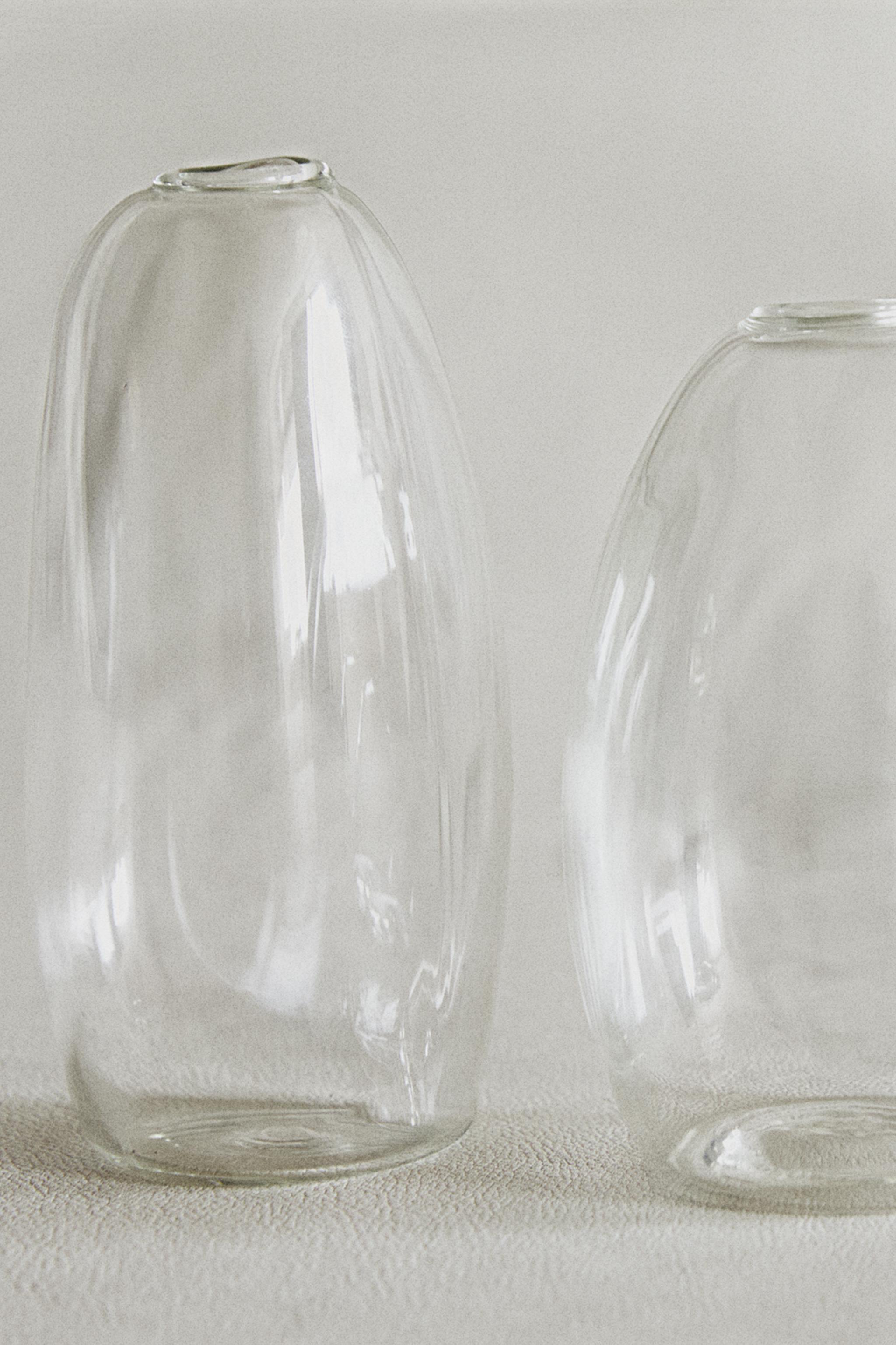 SMALL IRREGULAR GLASS VASE