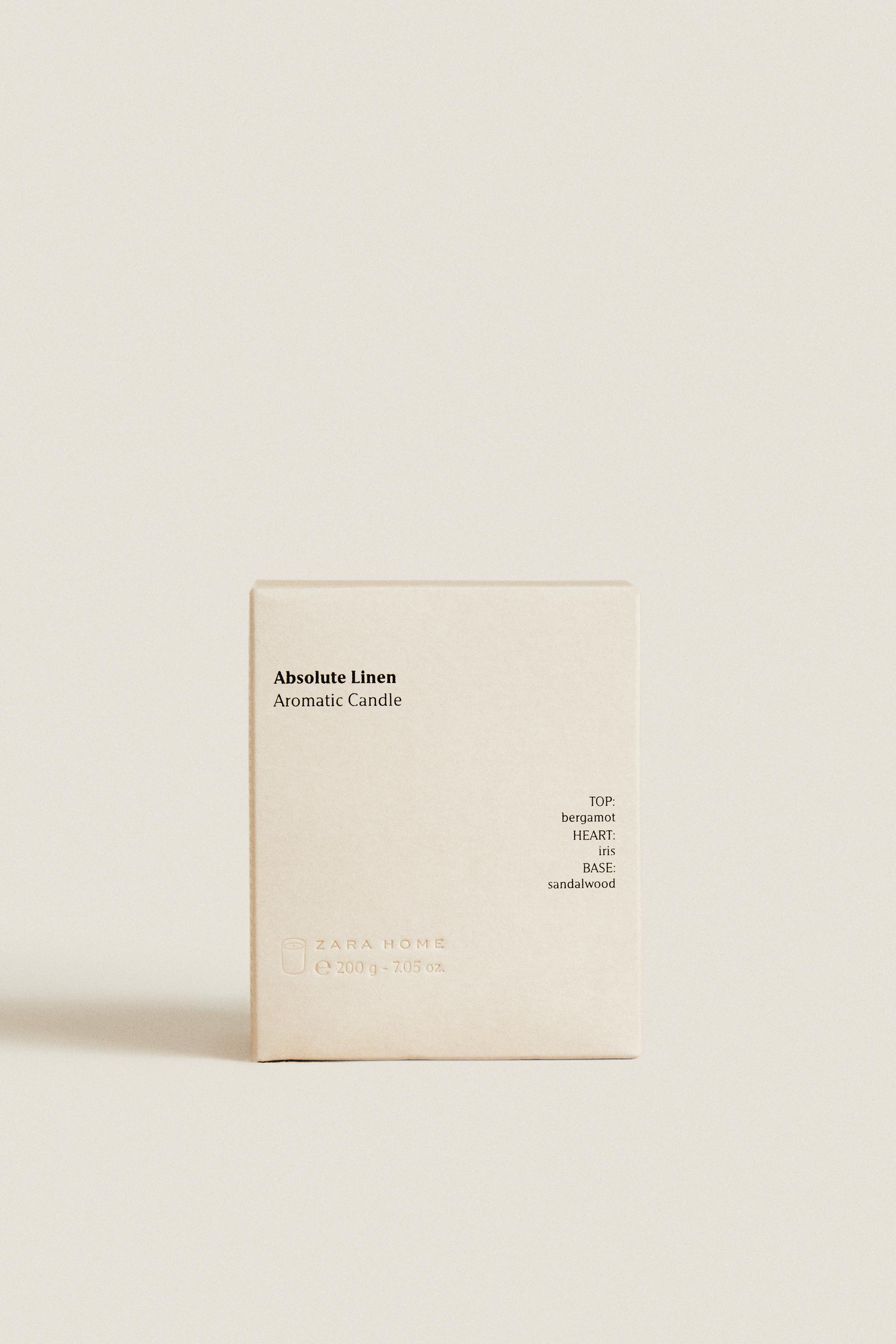 (200 G) ABSOLUTE LINEN SCENTED CANDLE