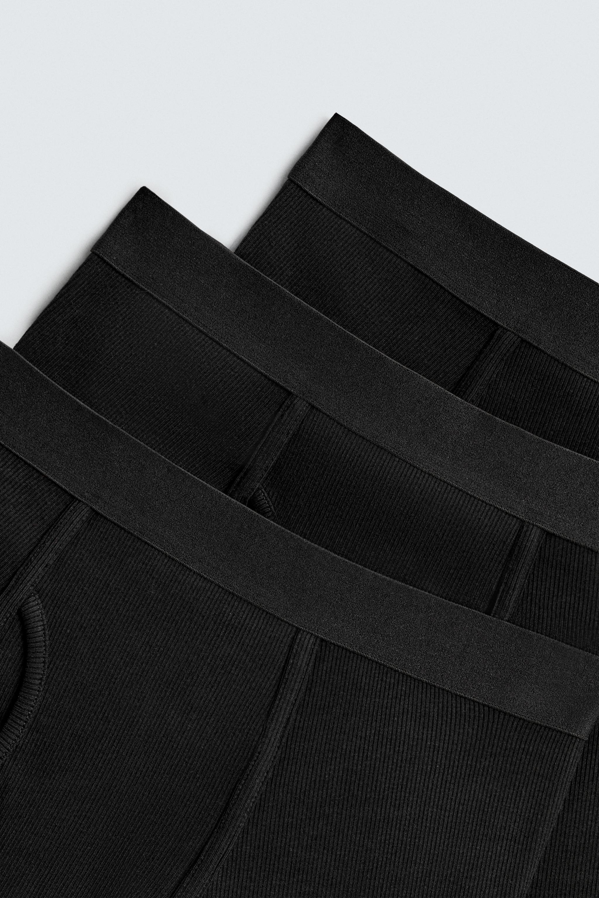 RIB BOXER BRIEFS THREE-PACK
