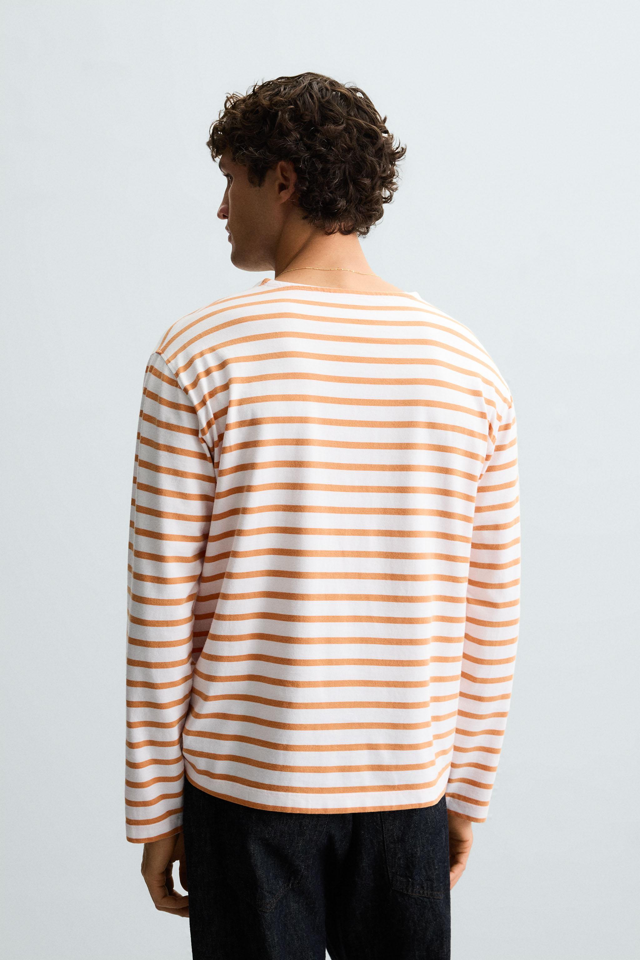 JACQUARD STRIPE T-SHIRT