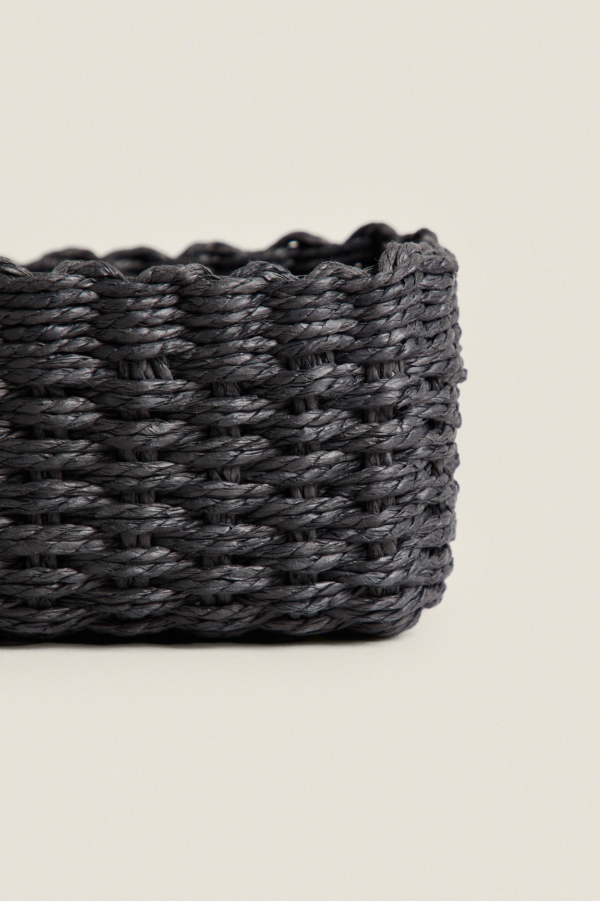 WOVEN PAPER BASKET