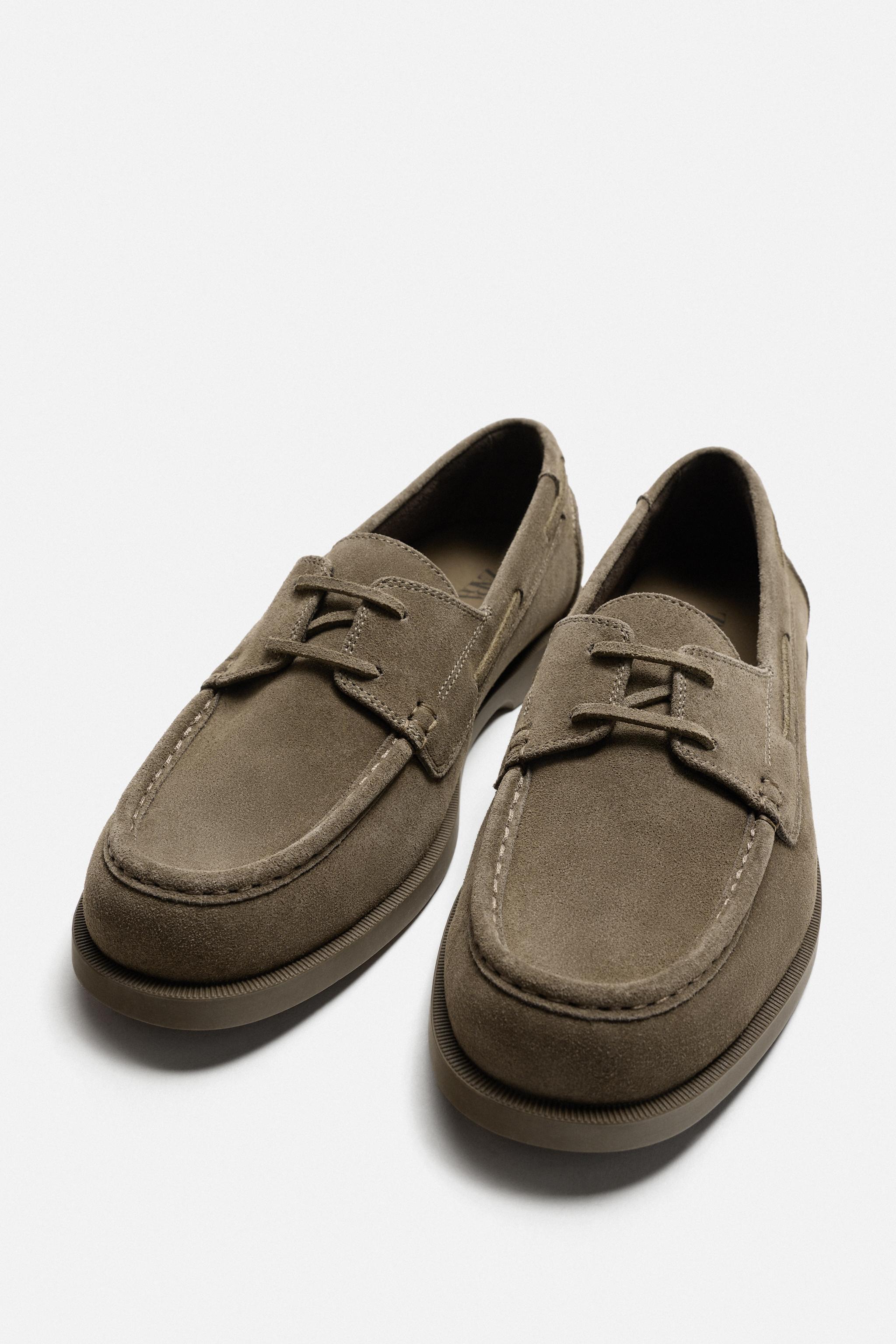 LEATHER BOAT SHOES