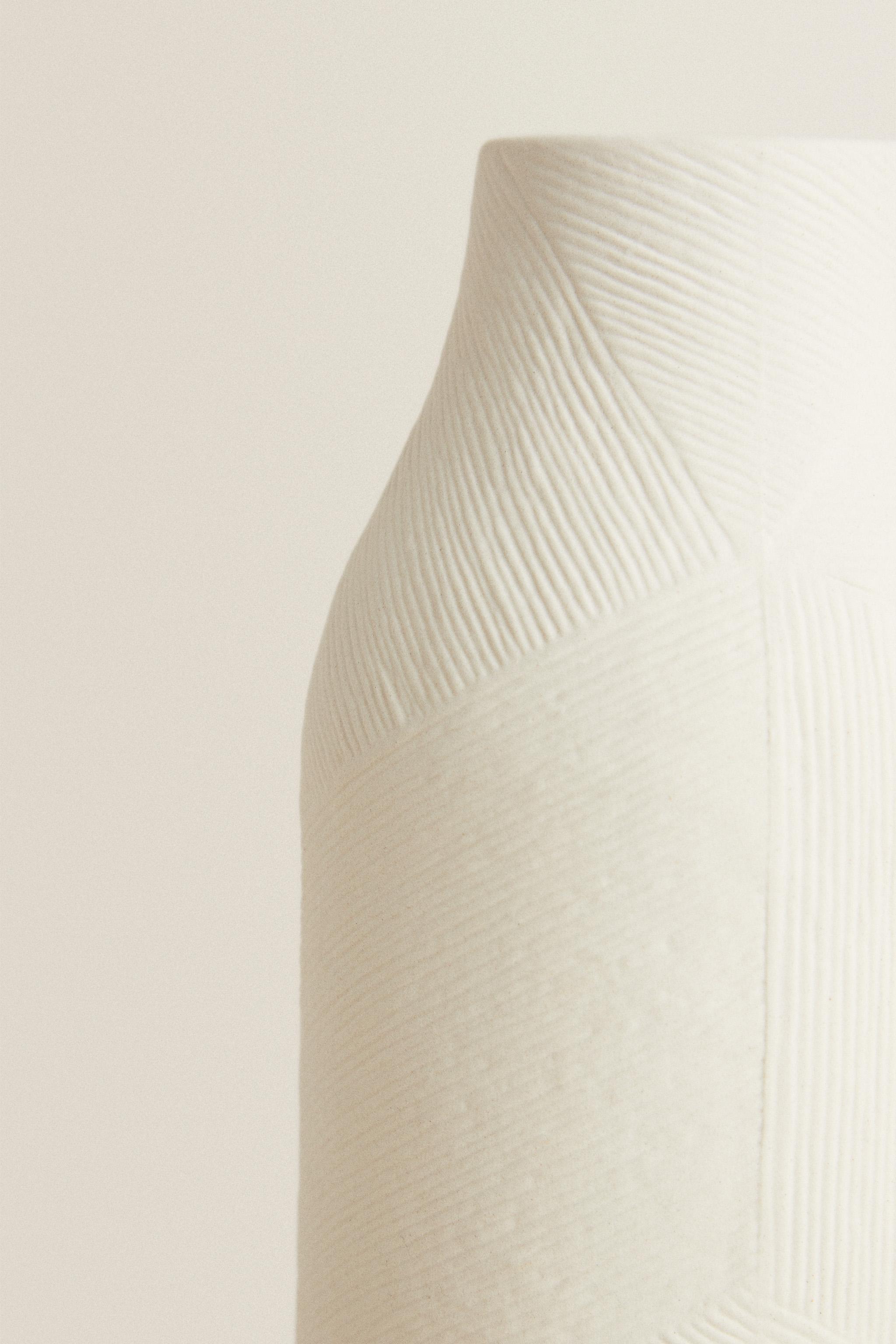 TEXTURED CERAMIC VASE