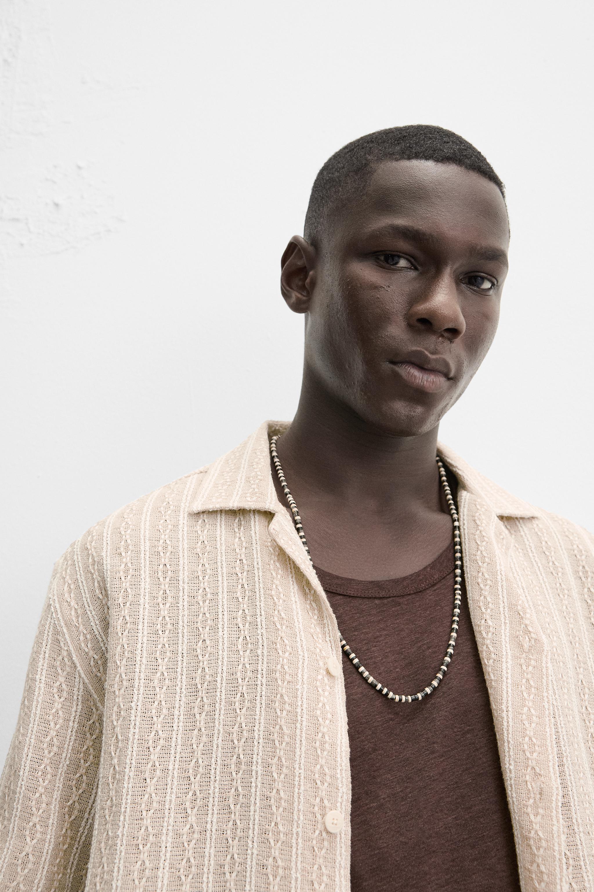 GEOMETRIC JACQUARD SHIRT