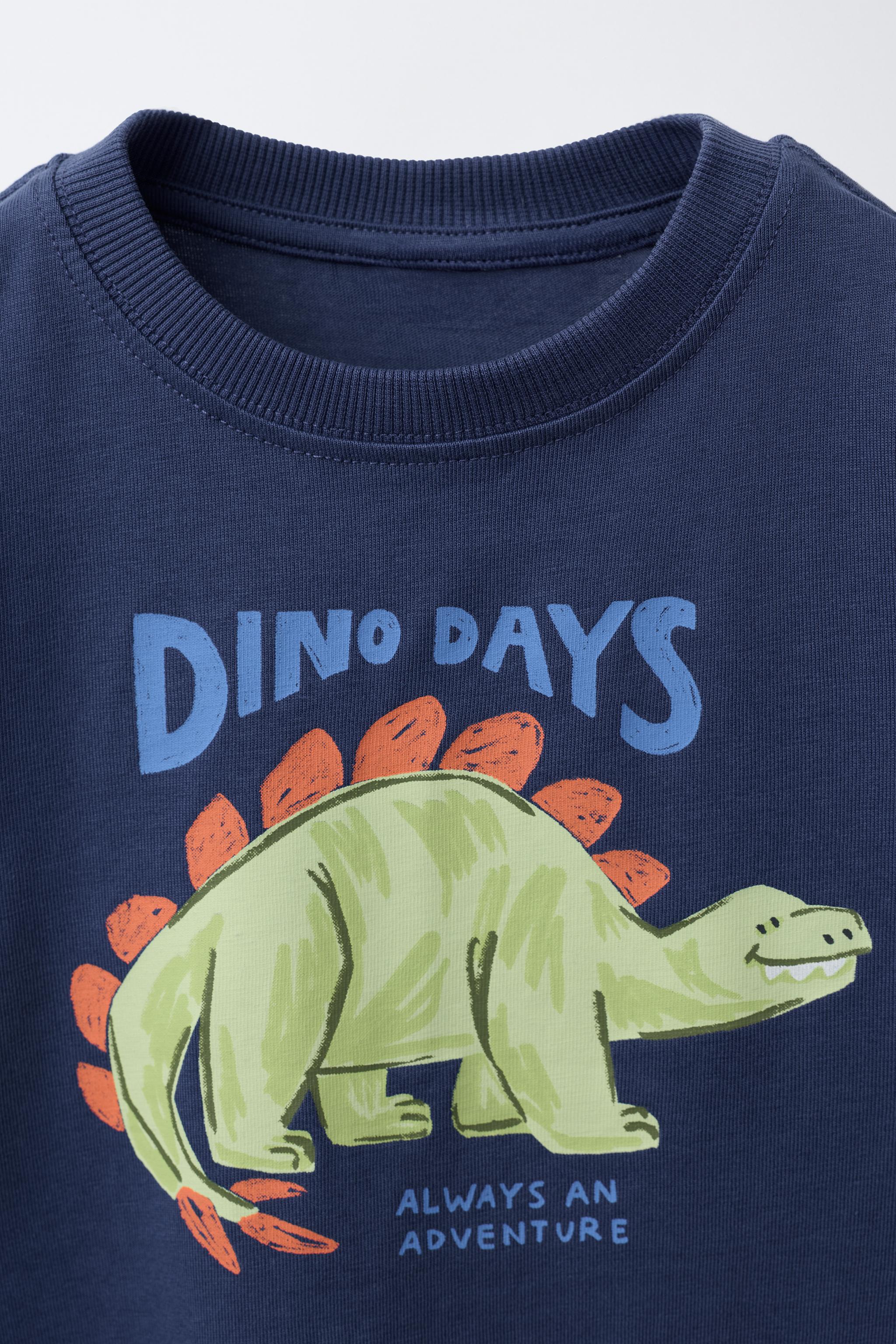DINOSAUR PRINT T-SHIRT
