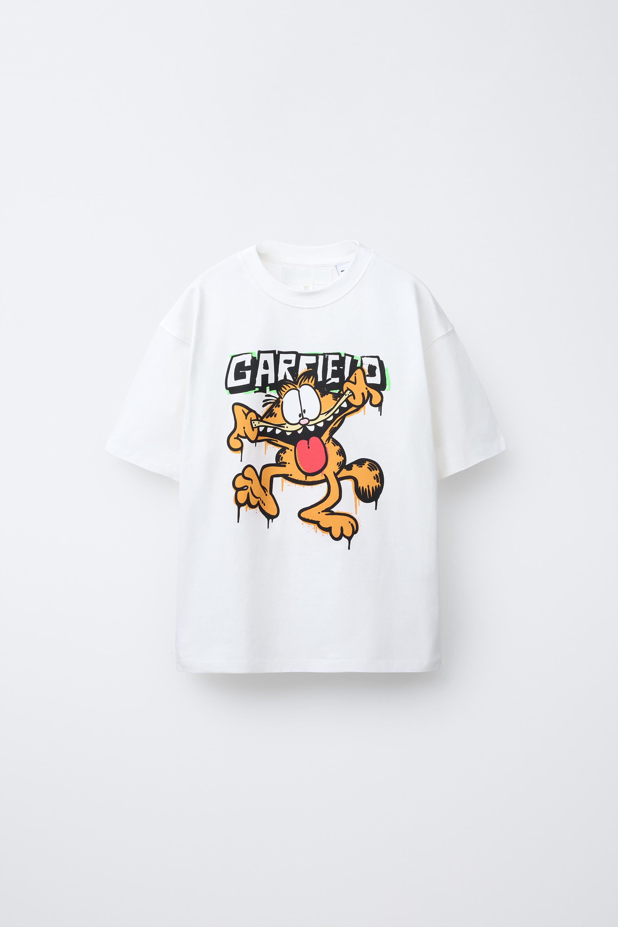 GARFIELD © PAWS INC PRINT T-SHIRT