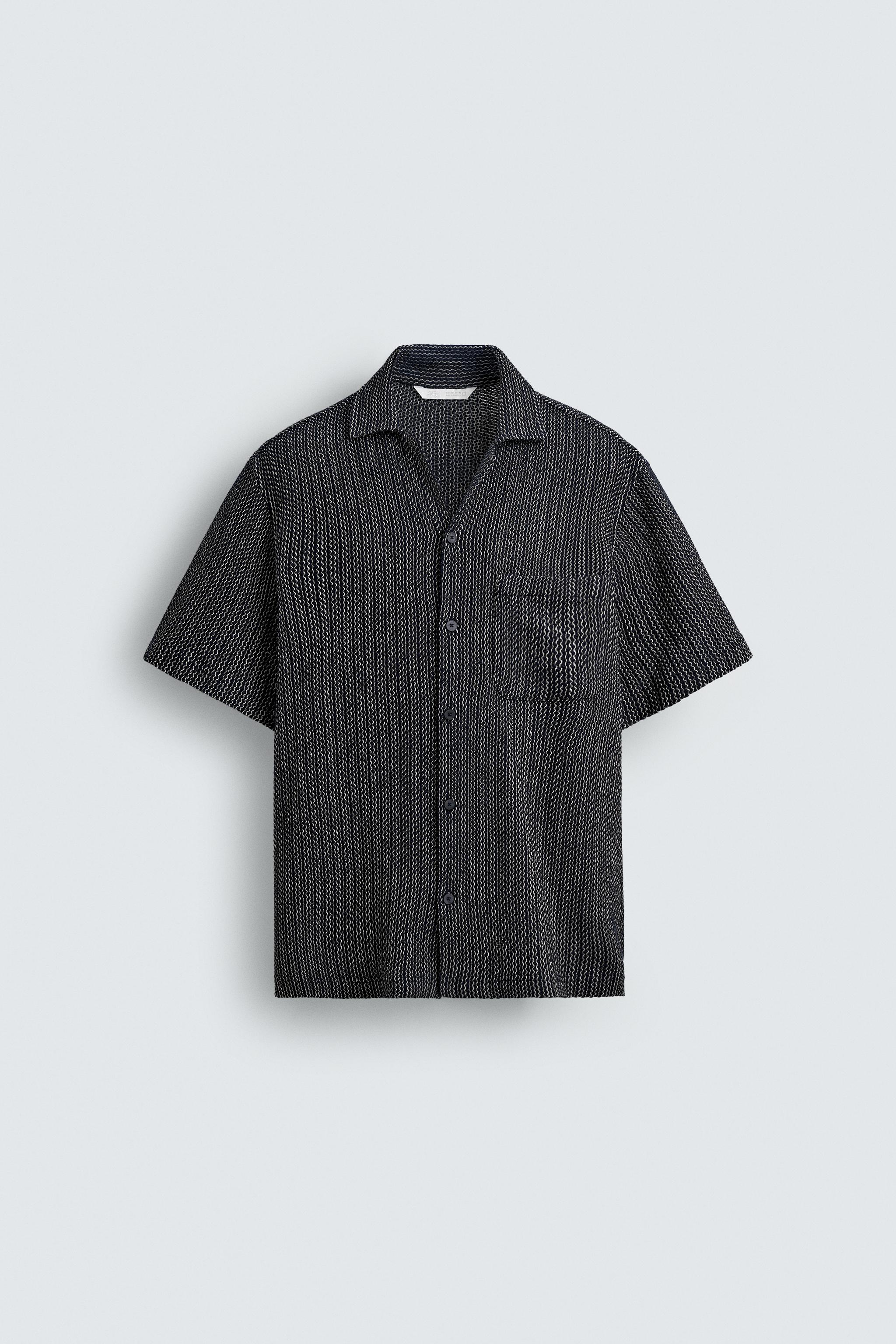 JACQUARD TEXTURED SHIRT