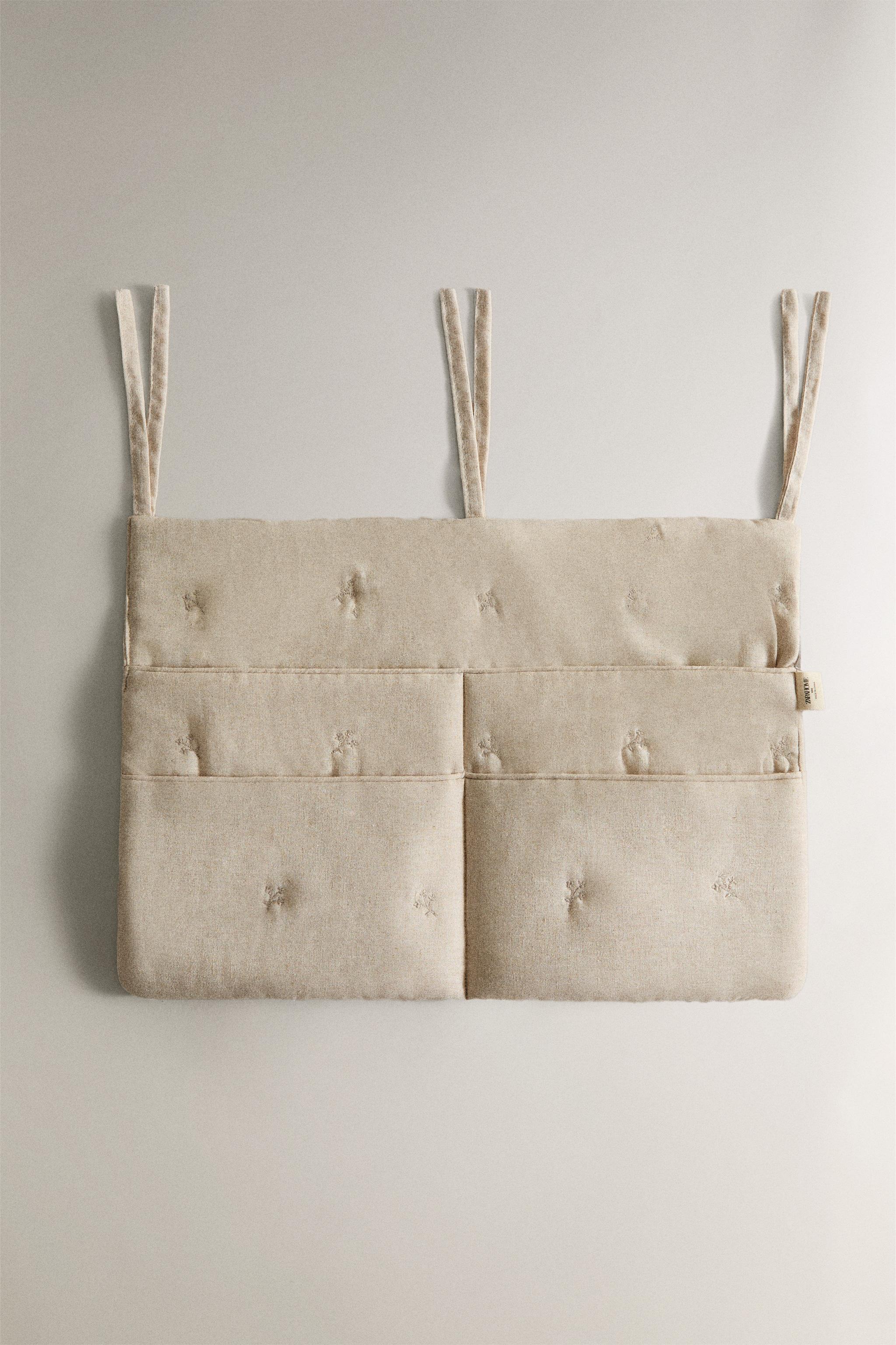 EMBROIDERED CRIB ORGANIZER