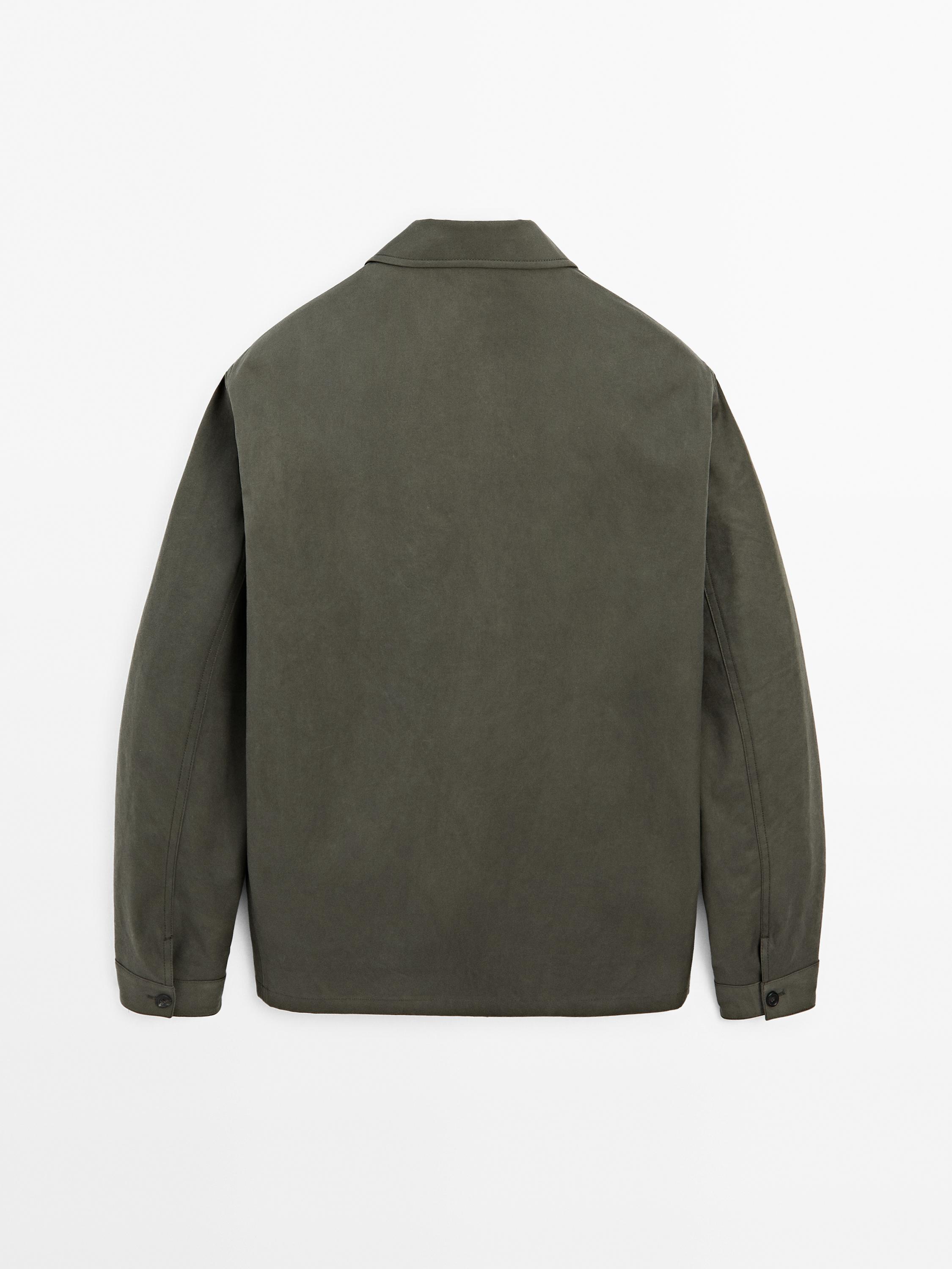 100% cotton maltinto finish jacket
