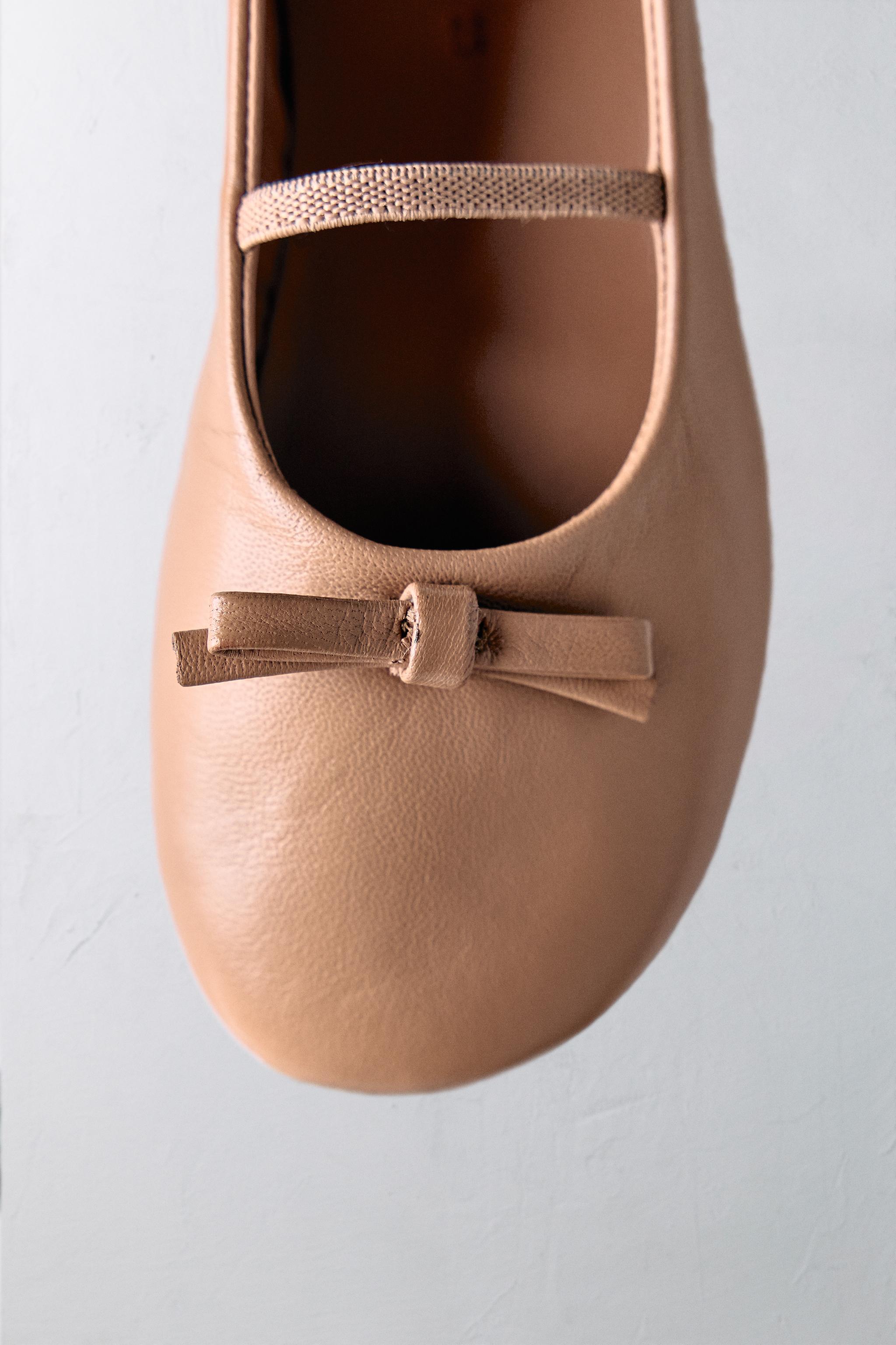 LEATHER BALLET FLATS LIMITED EDITION