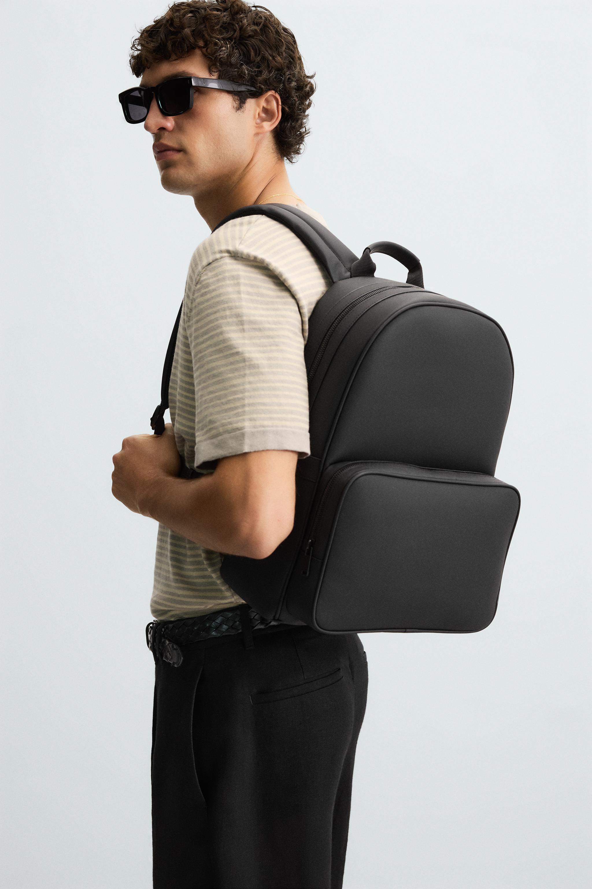 RUBBERIZED TEXTURE BACKPACK