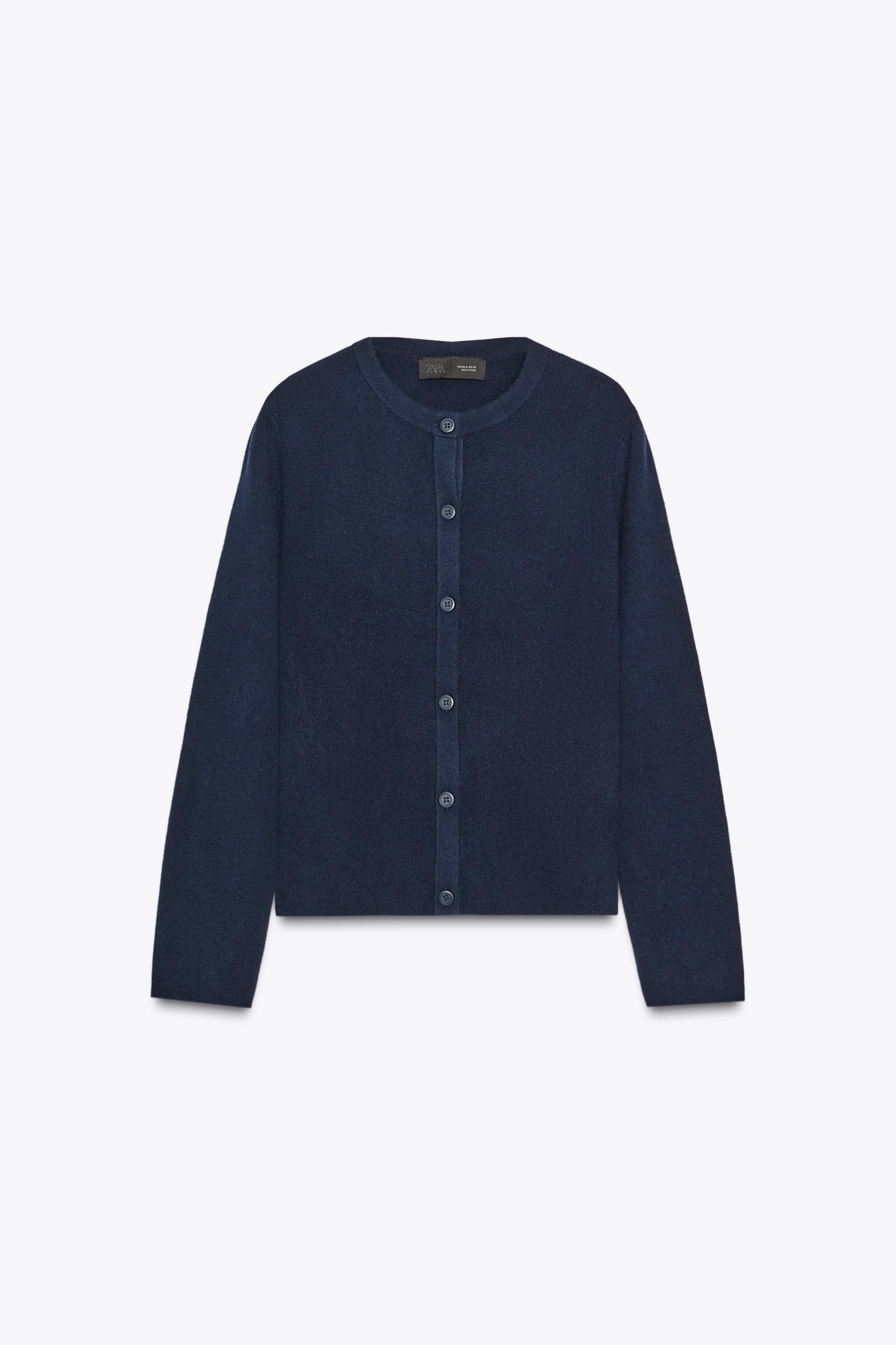 BASIC KNIT BUTTON CARDIGAN