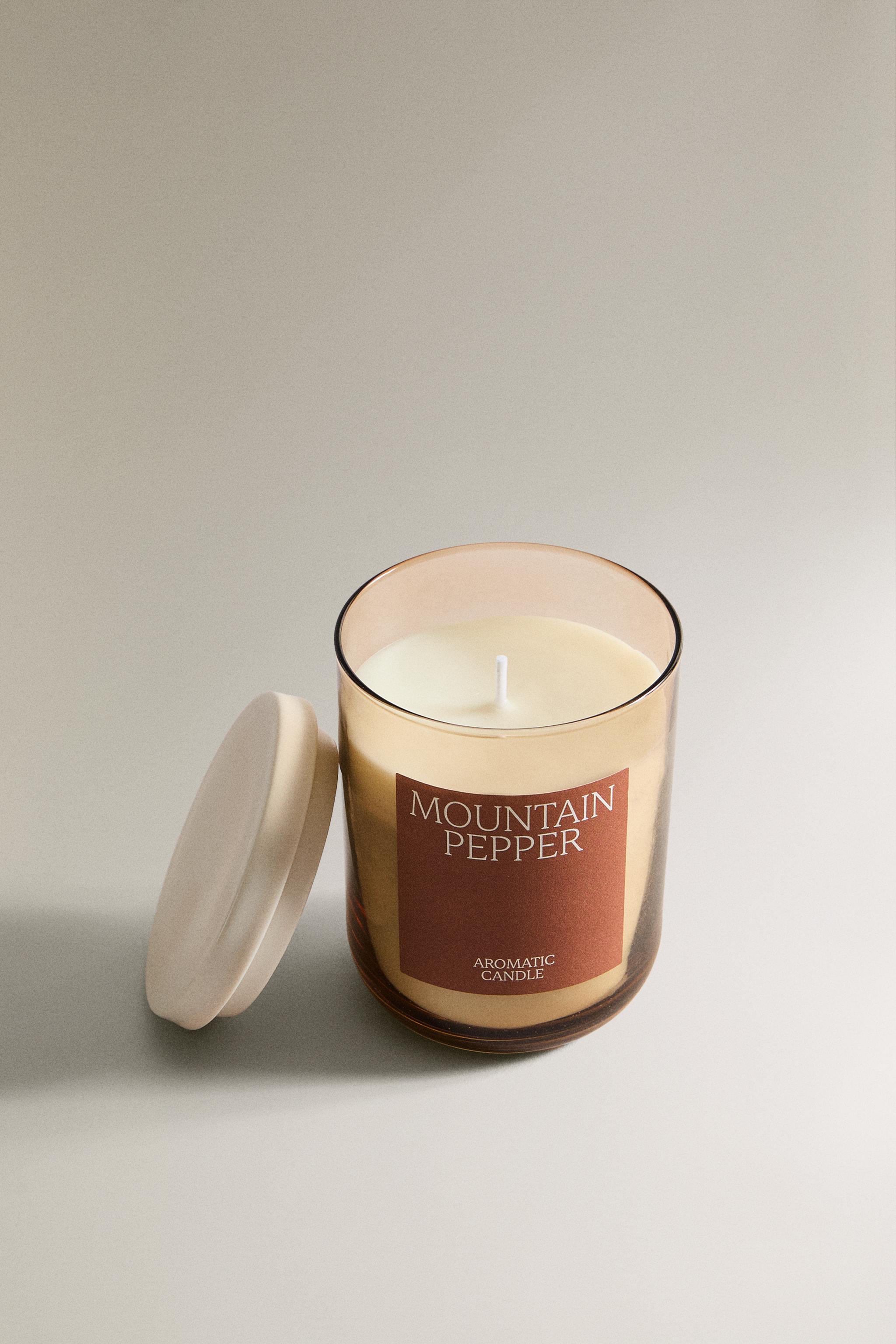 (250 G) MOUNTAIN PEPPER SCENTED CANDLE