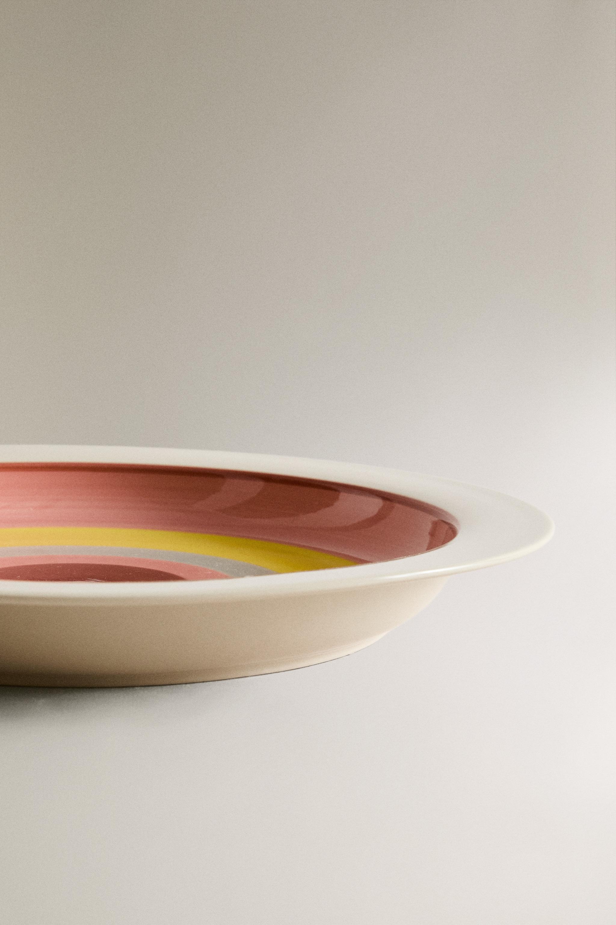 CERAMIC SERVING DISH CIRCLES X COLLAGERIE