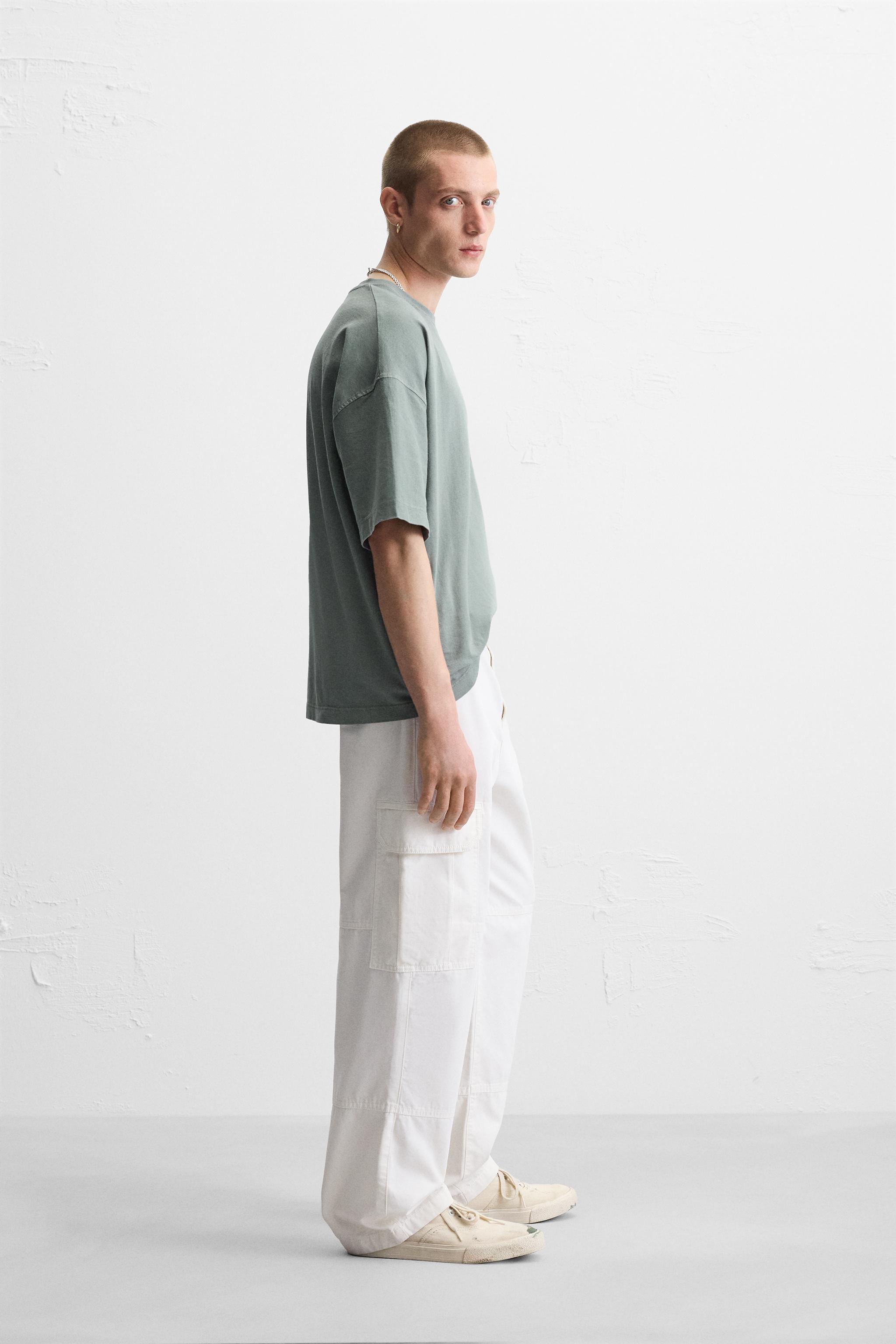 LIGHTWEIGHT WASHED BOXY FIT T-SHIRT