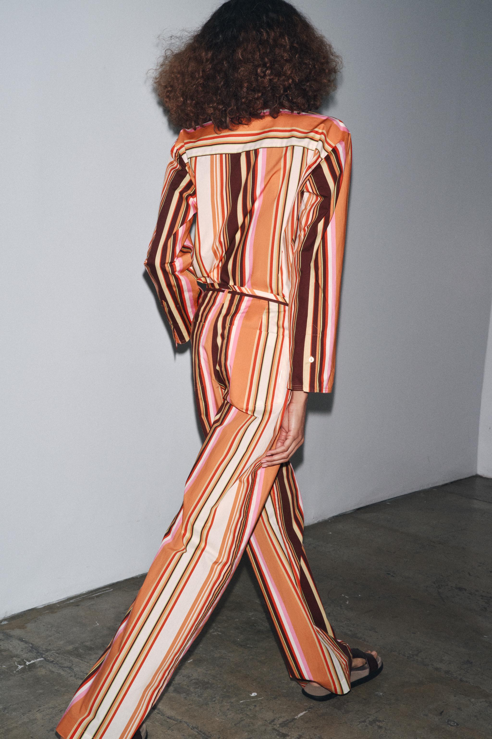 ZW COLLECTION STRIPED PAJAMA SHIRT