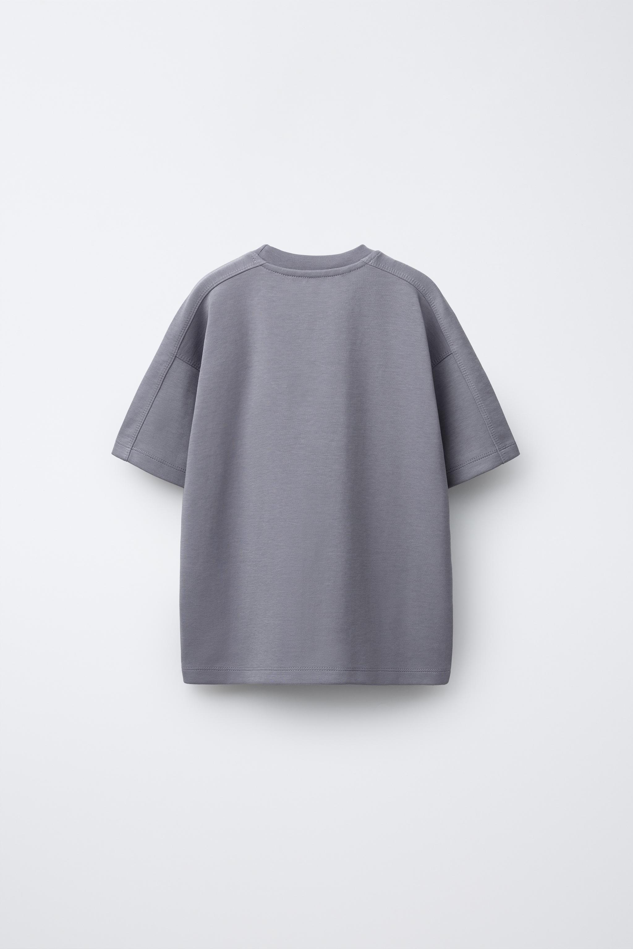 TEXT INTERLOCK T-SHIRT AND BERMUDA SET