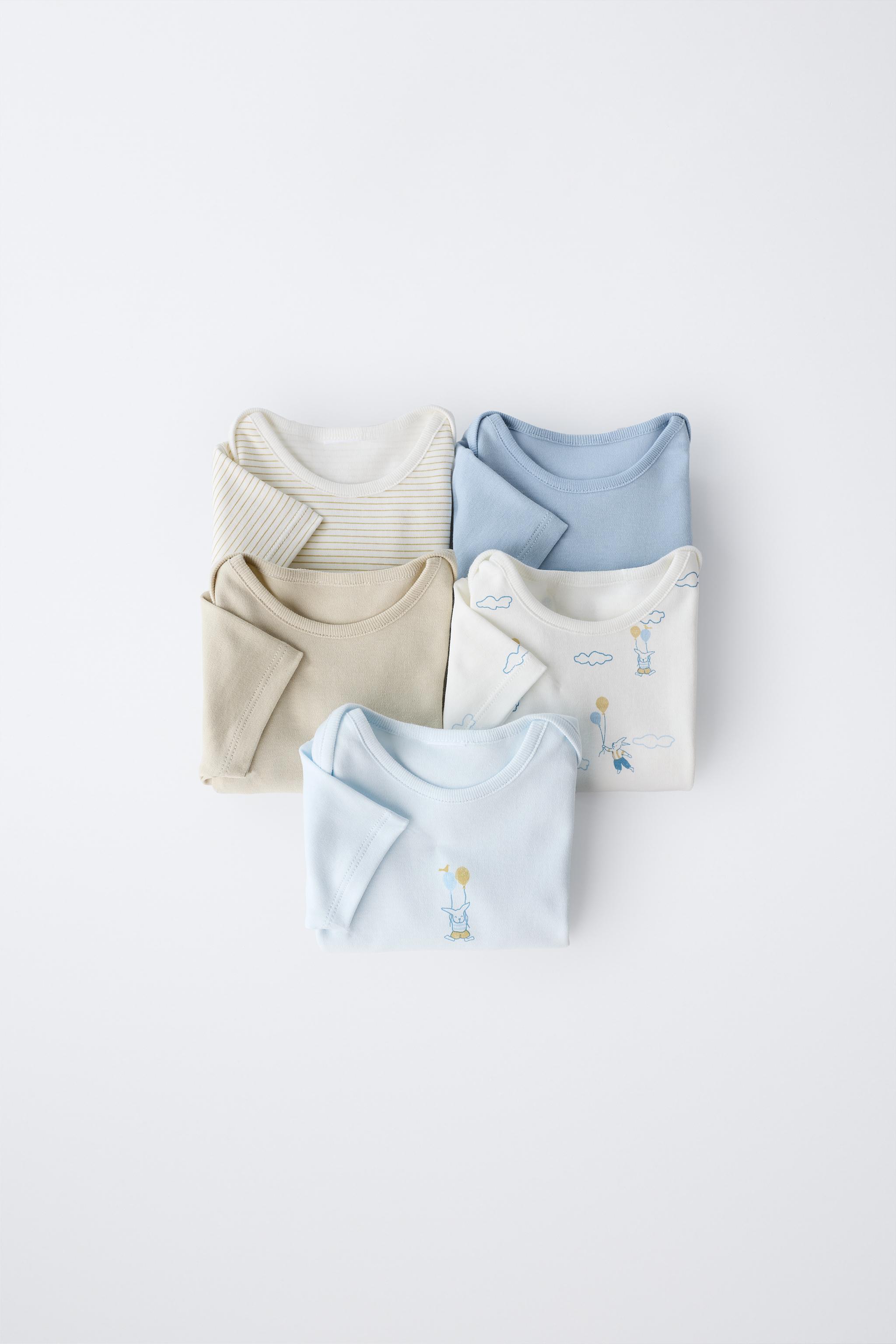 FIVE-PACK BALLOON BODYSUITS