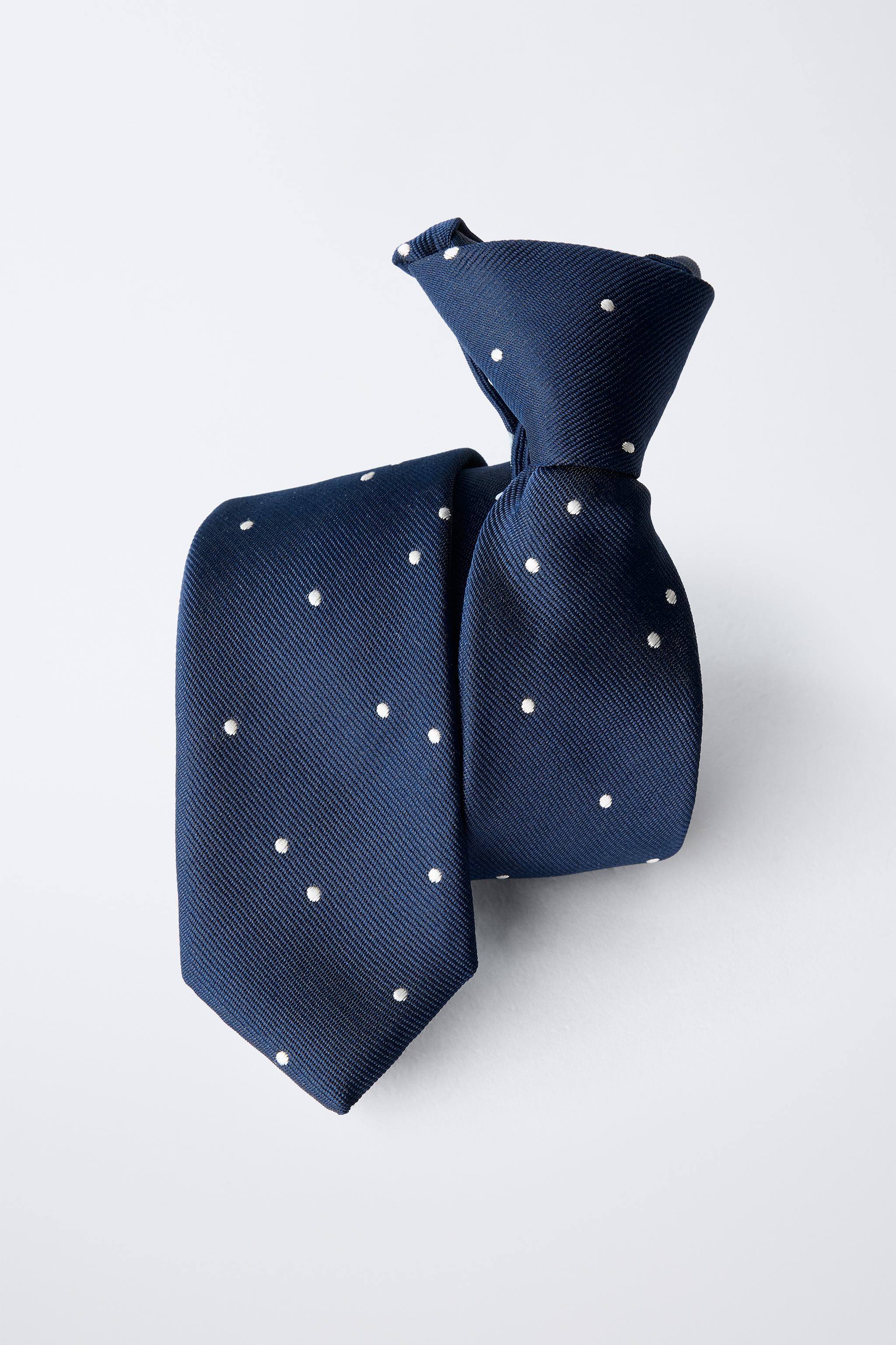 POLKA DOT PRINT TIE
