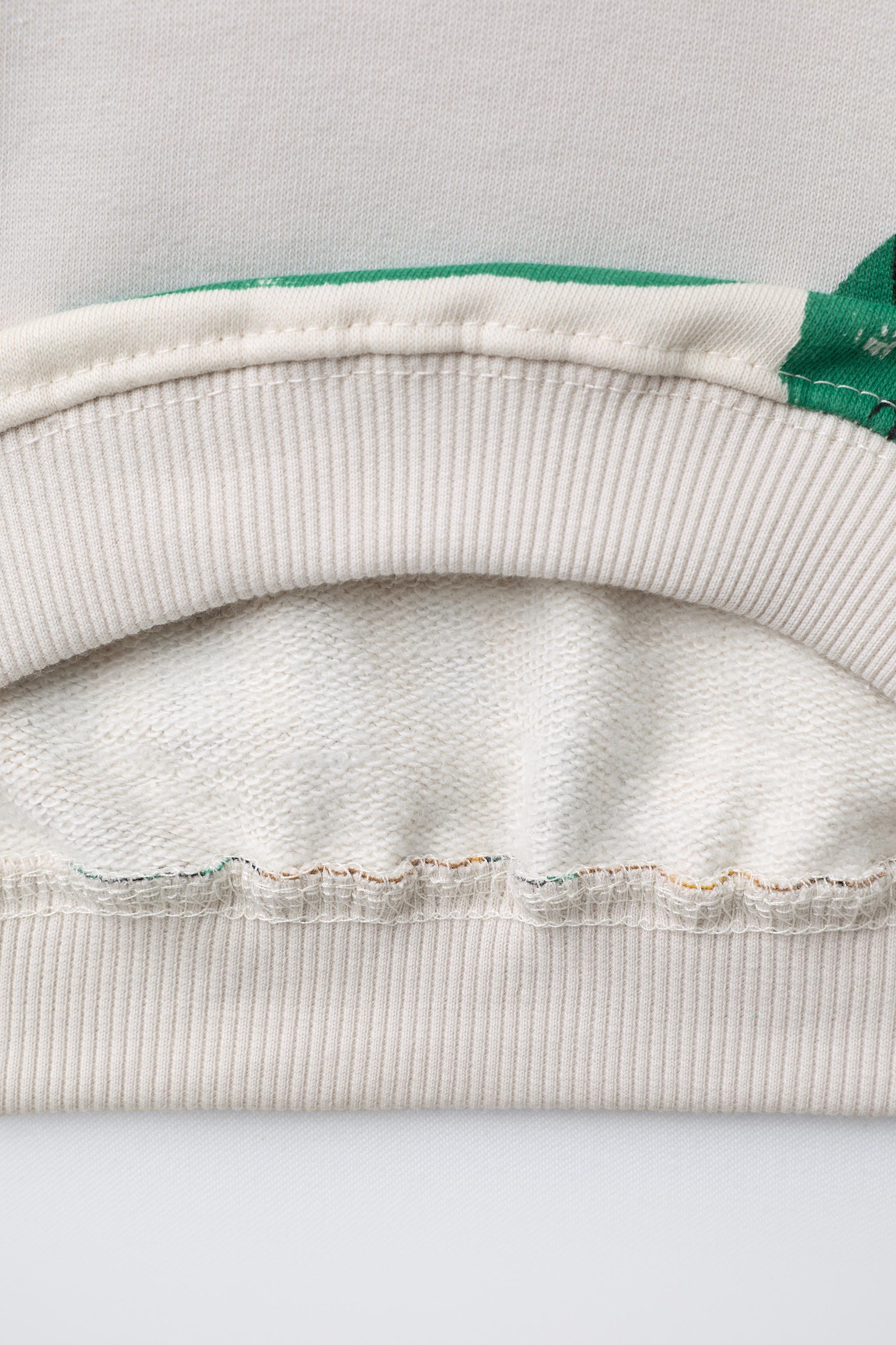 DINOSAUR PRINT SWEATSHIRT