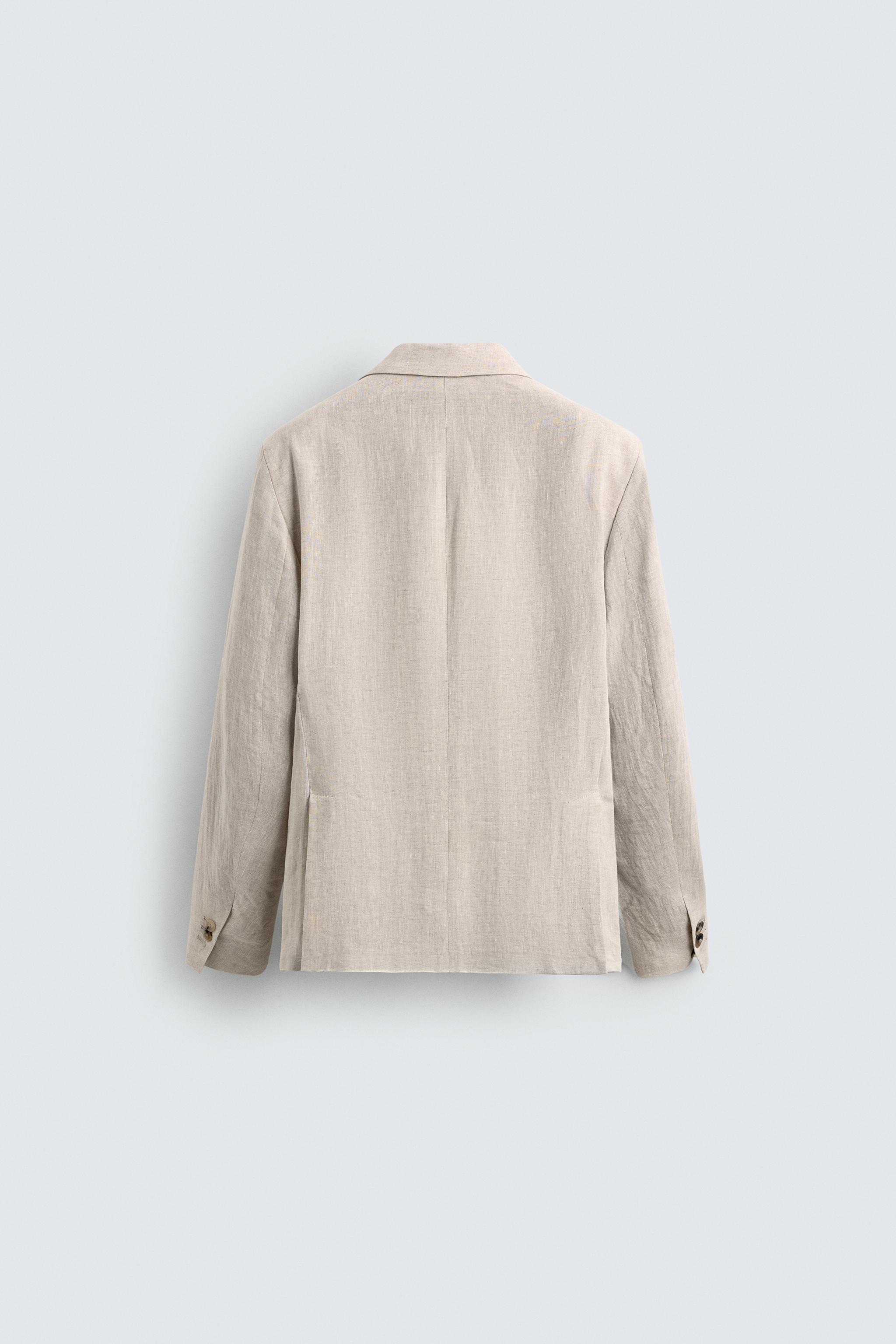 100% LINEN SUIT BLAZER