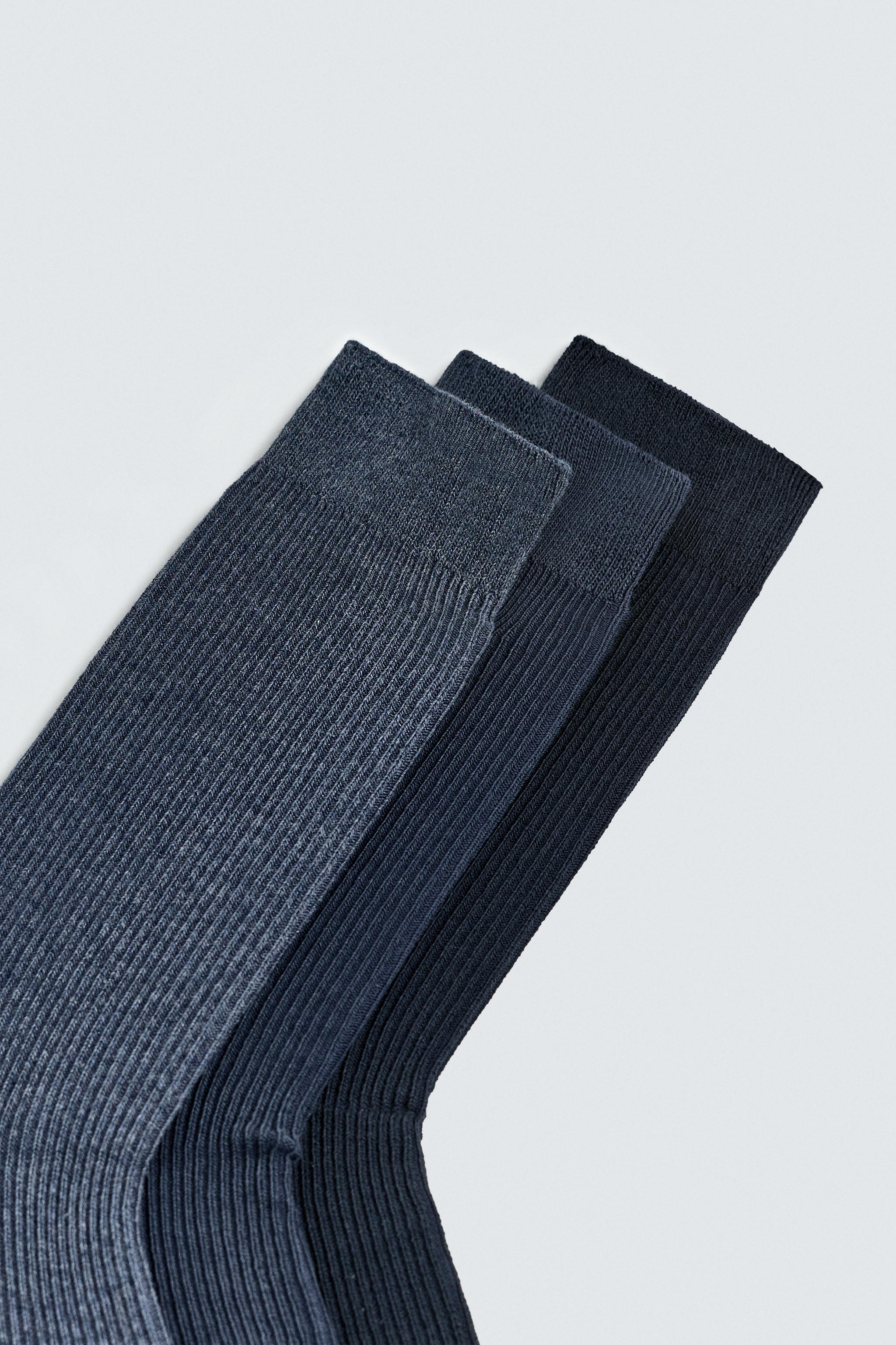 LIGHTWEIGHT RIB SOCKS 3-PACK