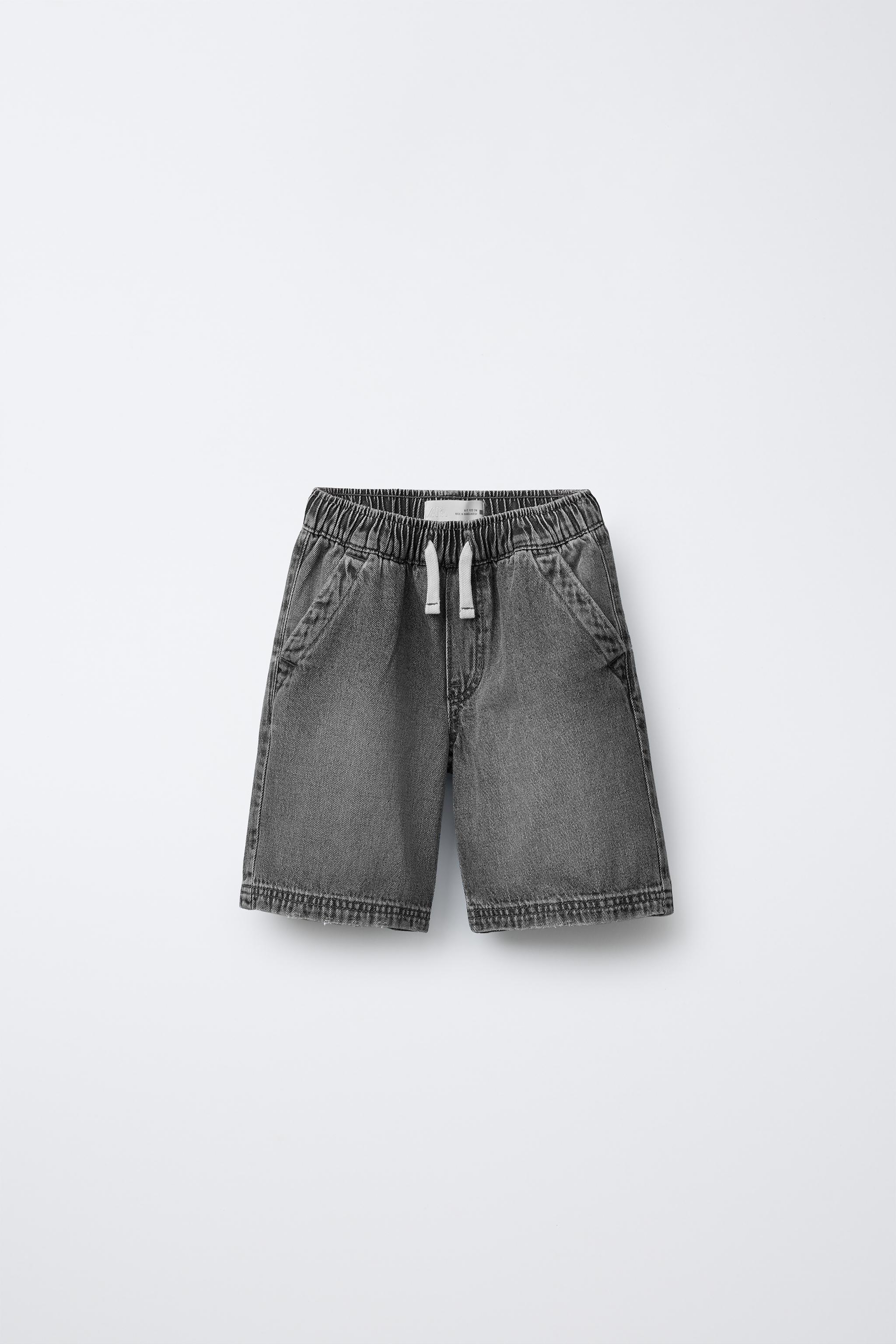LOOSE DENIM BERMUDA SHORTS