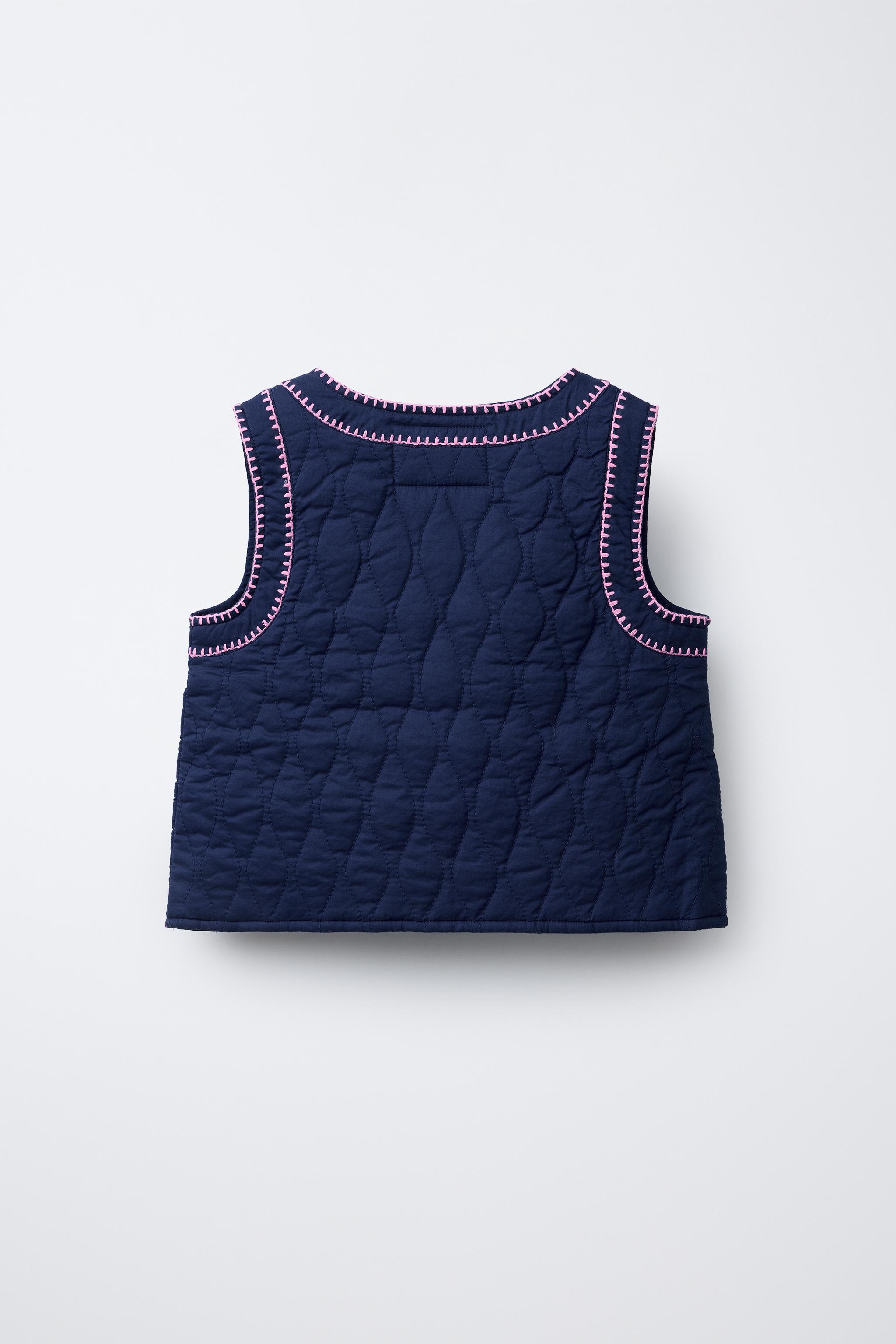 TULIP EMBROIDERY VEST