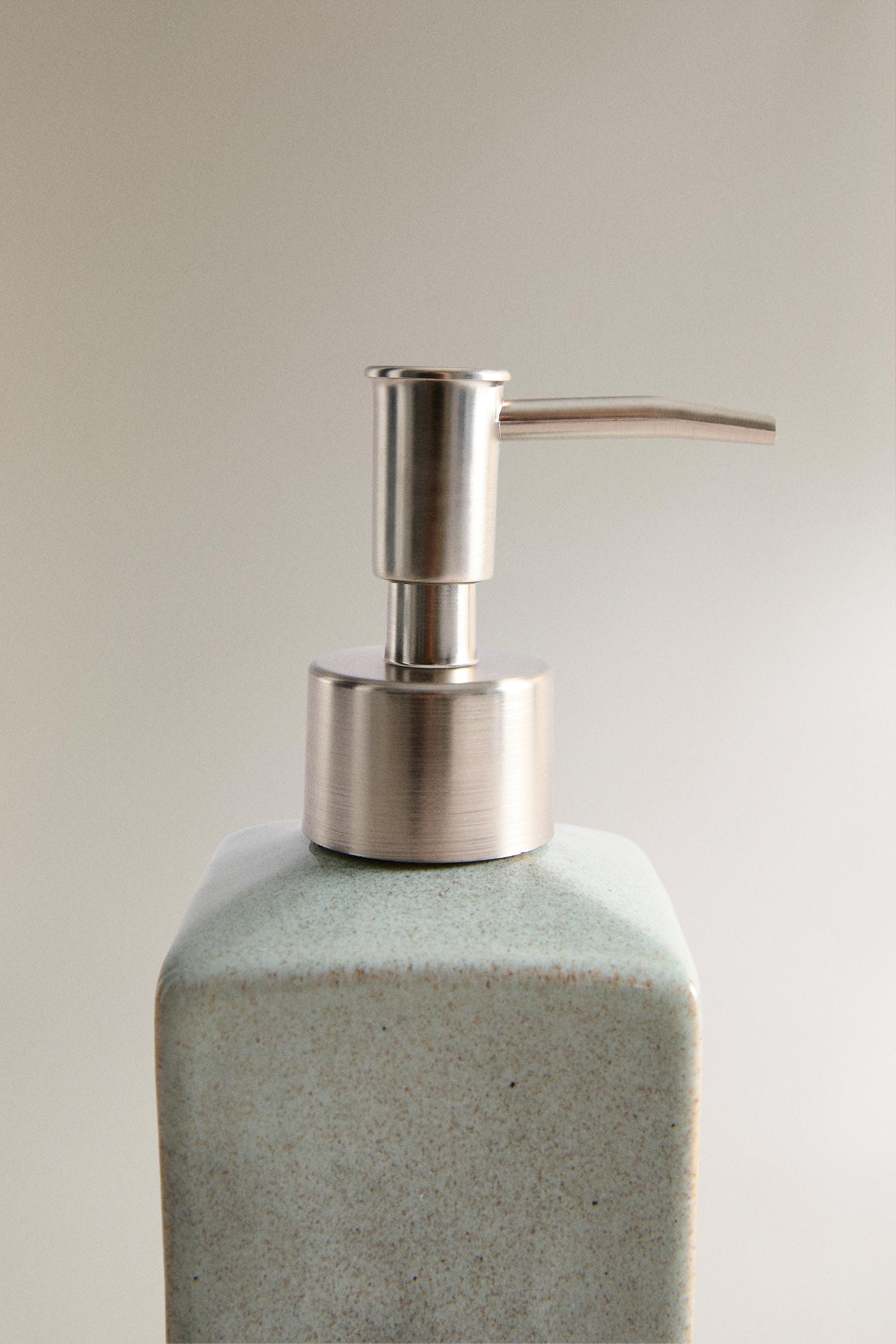GREENISH SOAP DISPENSER