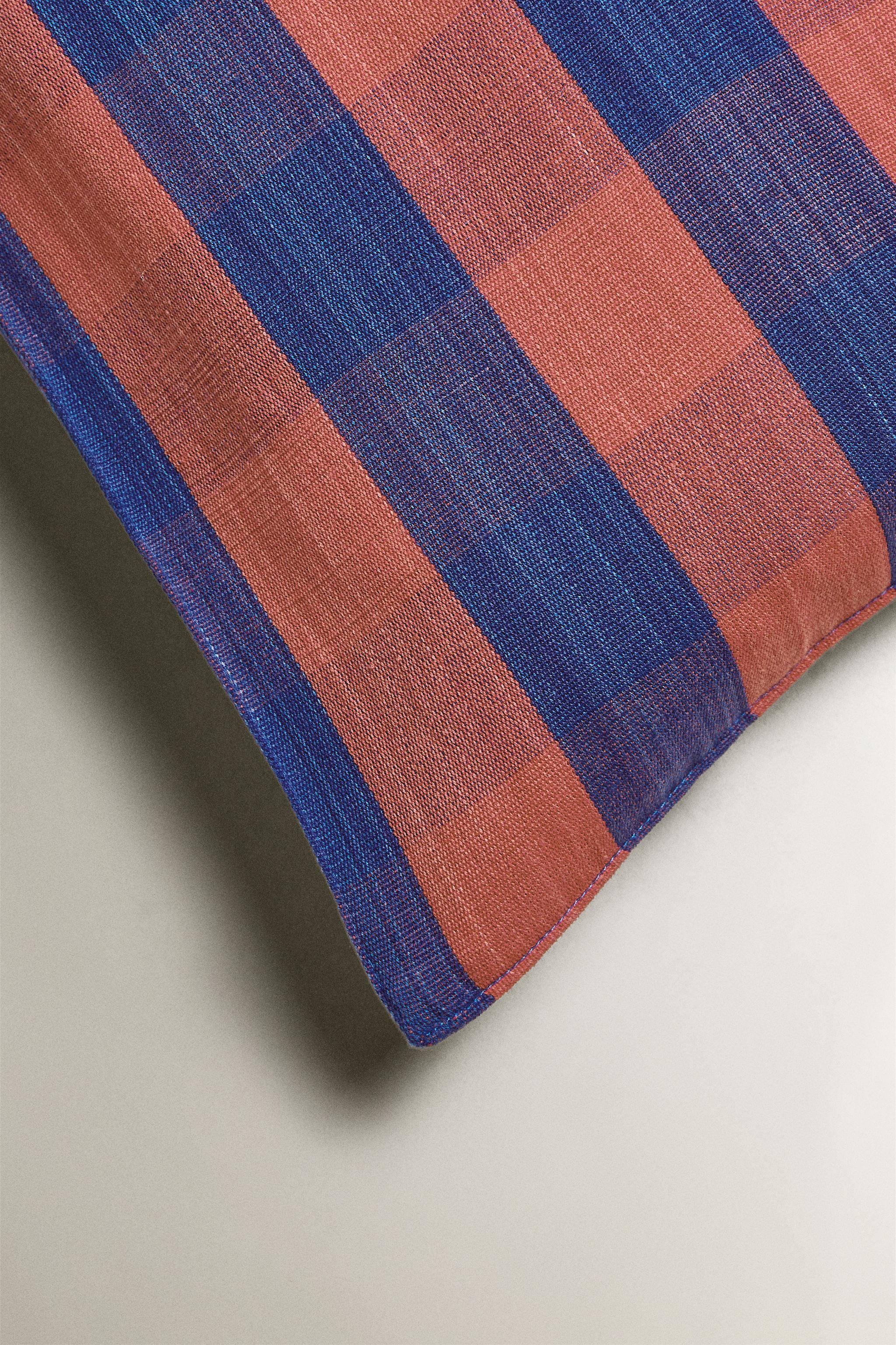 COTTON THROW PILLOW COVER X TENSIRA