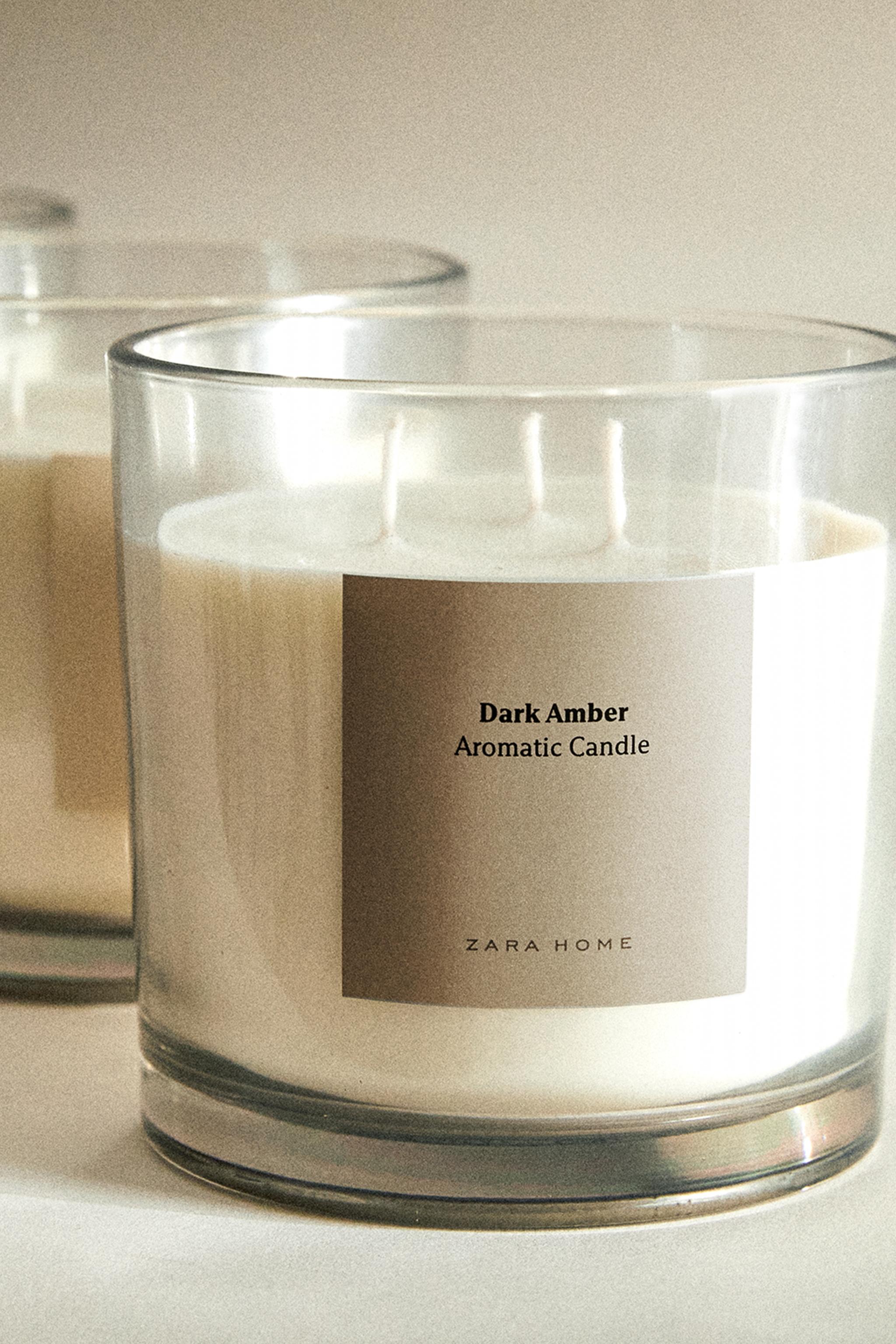 (620 G) DARK AMBER SCENTED CANDLE